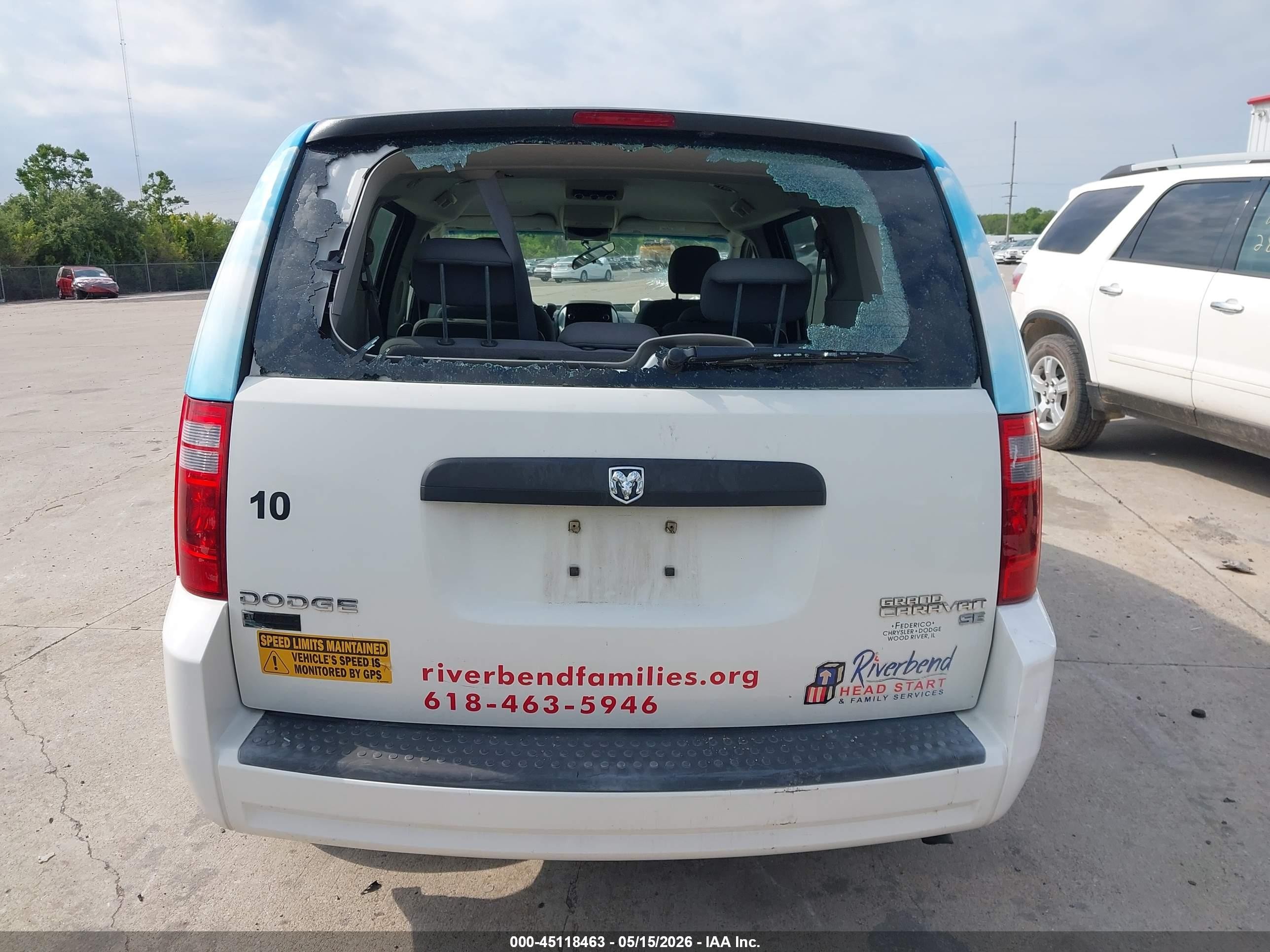 2010 Dodge Grand Caravan Se White vin: 2D4RN4DE1AR160680