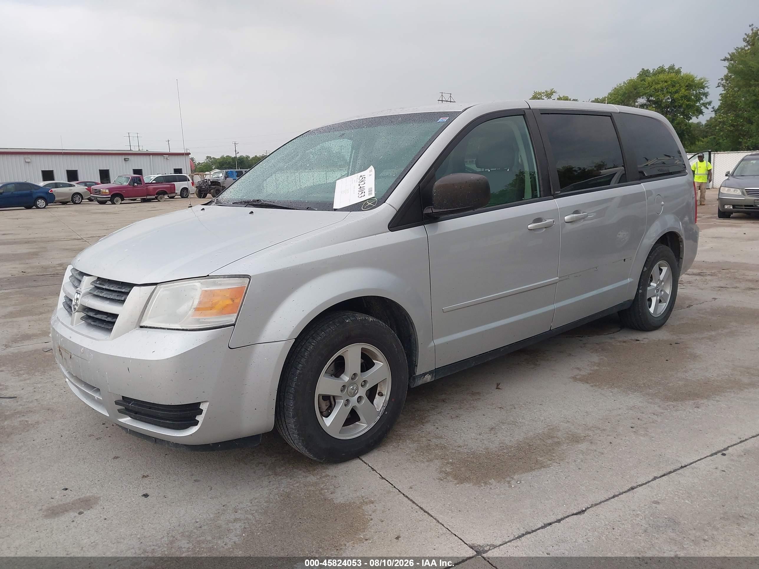 2010 Dodge Grand Caravan Se Gray vin: 2D4RN4DE1AR268149