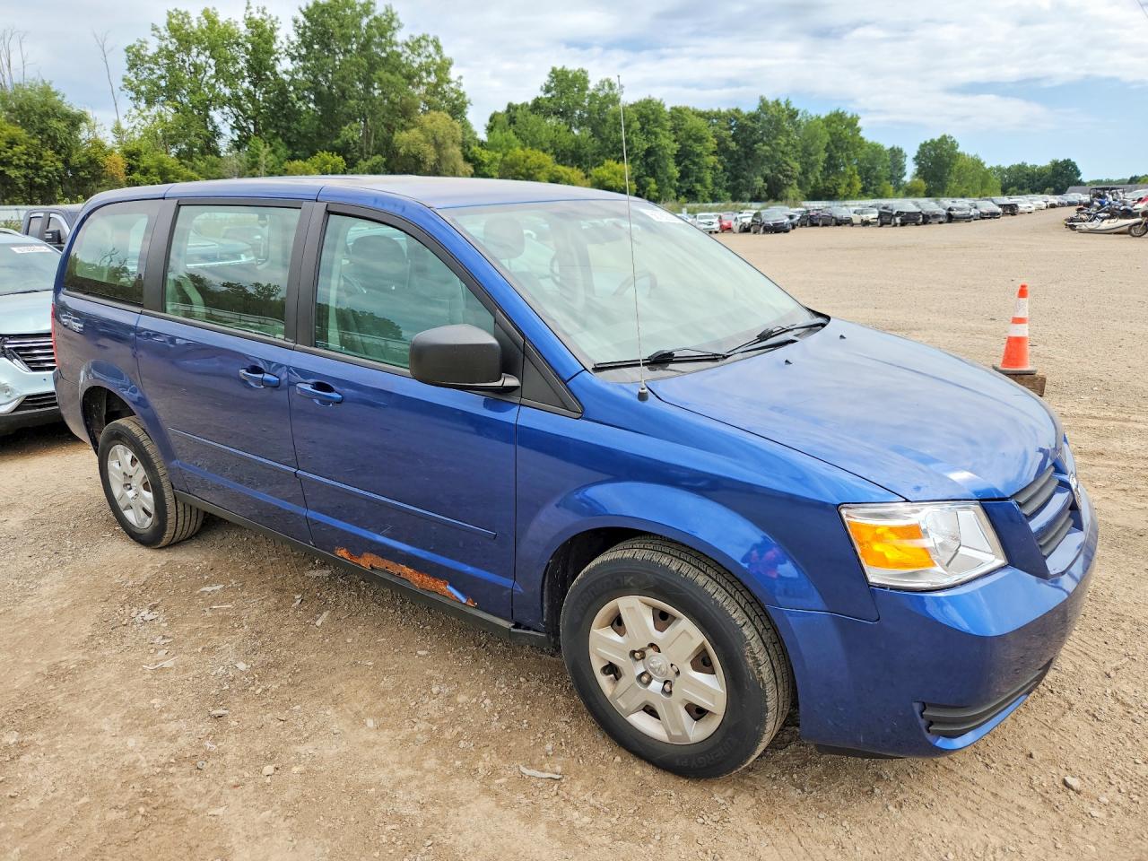 2010 Dodge Grand Caravan Se Blue vin: 2D4RN4DE1AR284366