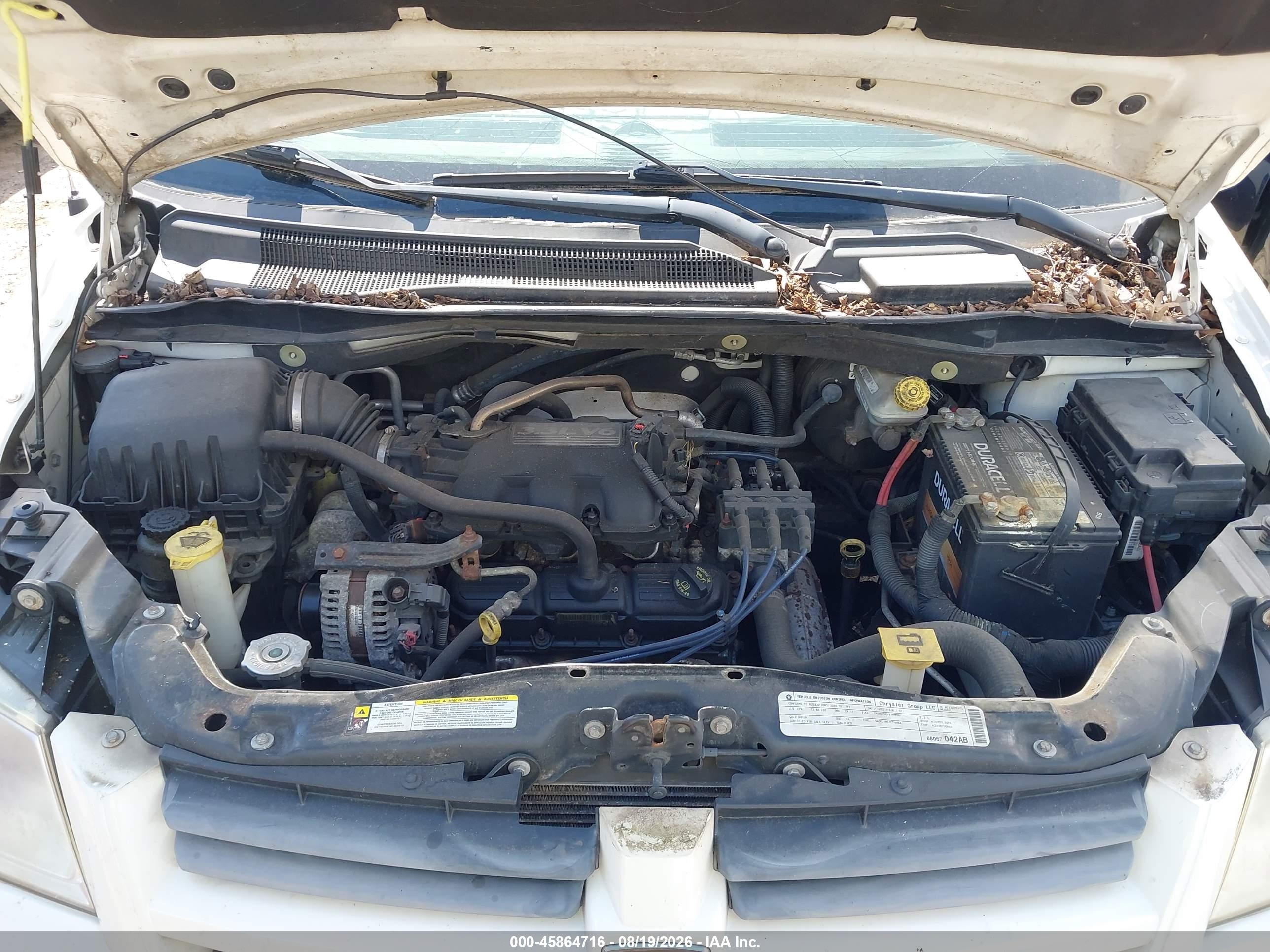 2010 Dodge Grand Caravan Se White vin: 2D4RN4DE1AR303918