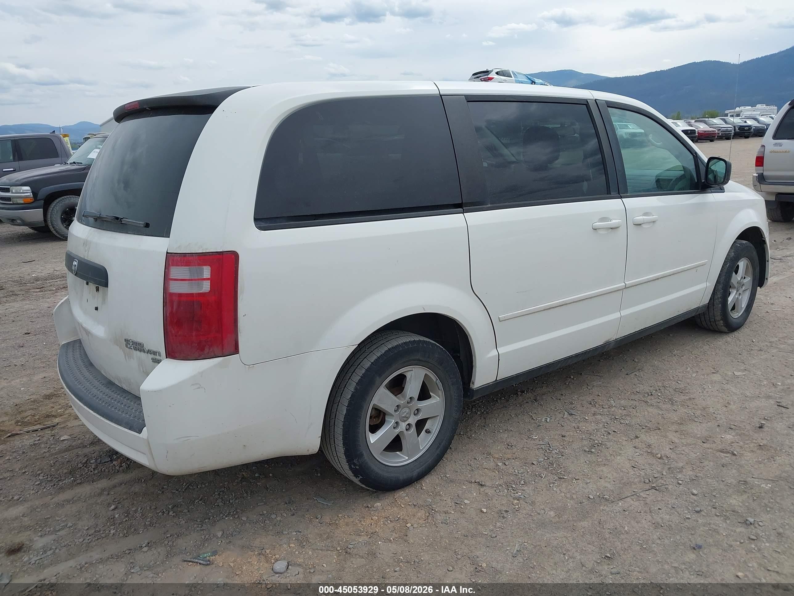 2010 Dodge Grand Caravan Se White vin: 2D4RN4DE1AR341035