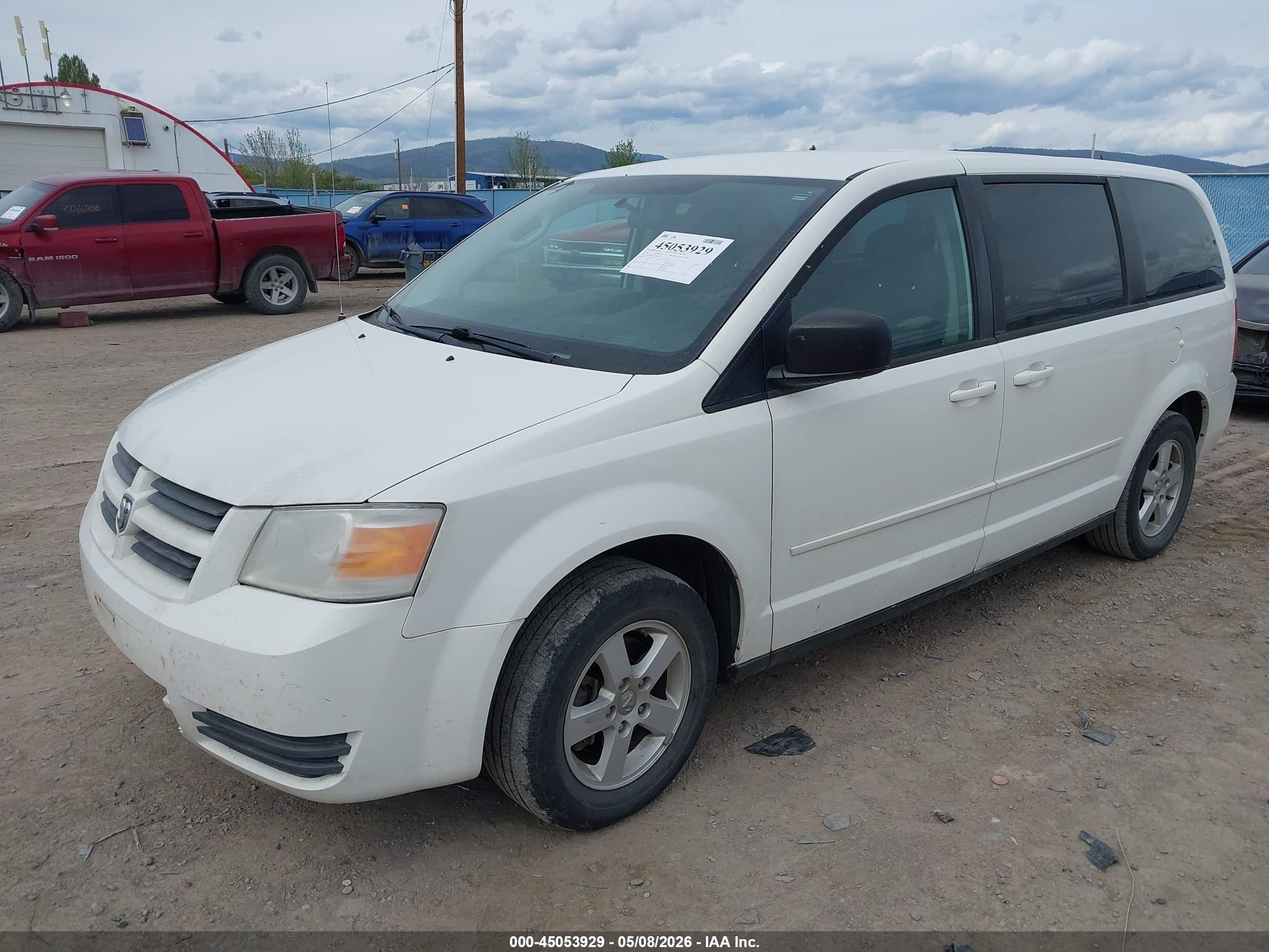 2010 Dodge Grand Caravan Se White vin: 2D4RN4DE1AR341035