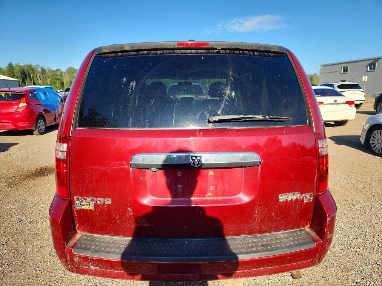 2010 Dodge Grand Caravan Se Красный vin: 2D4RN4DE1AR471767