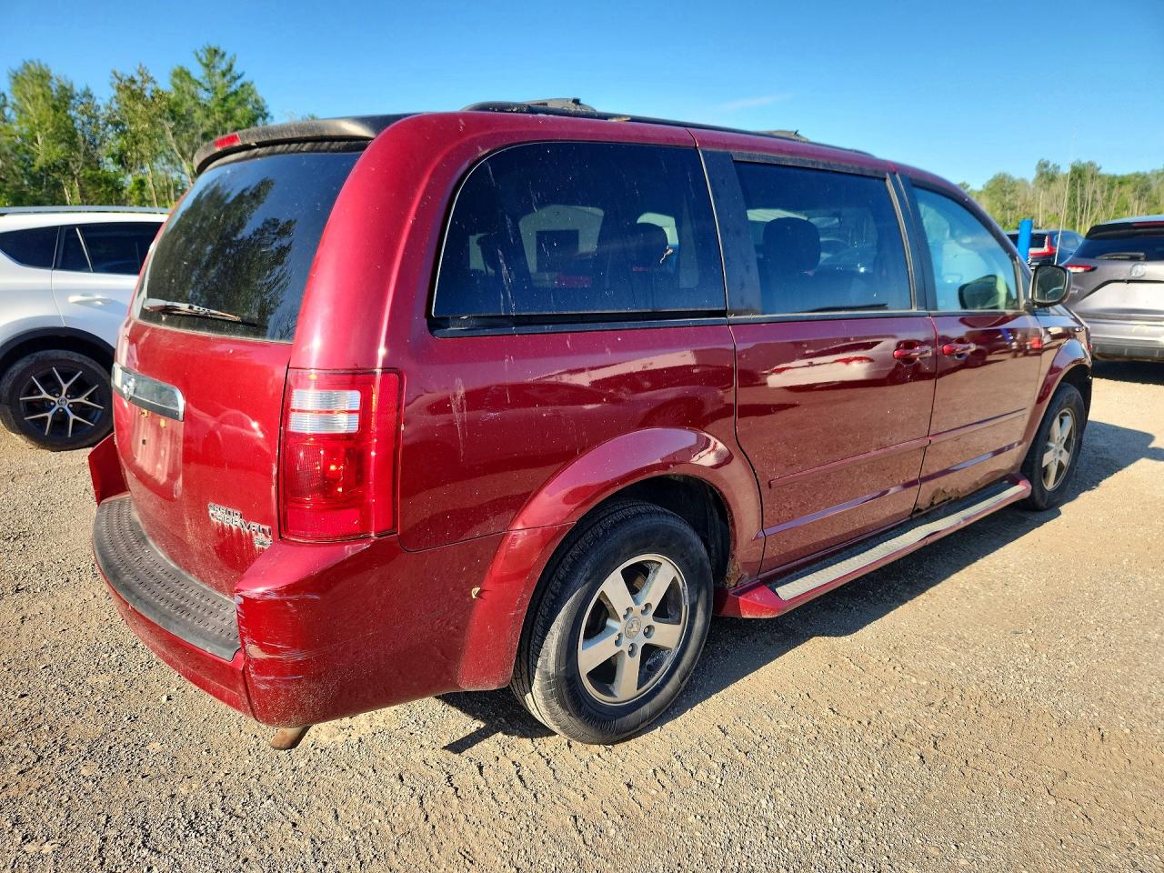 2010 Dodge Grand Caravan Se Красный vin: 2D4RN4DE1AR471767