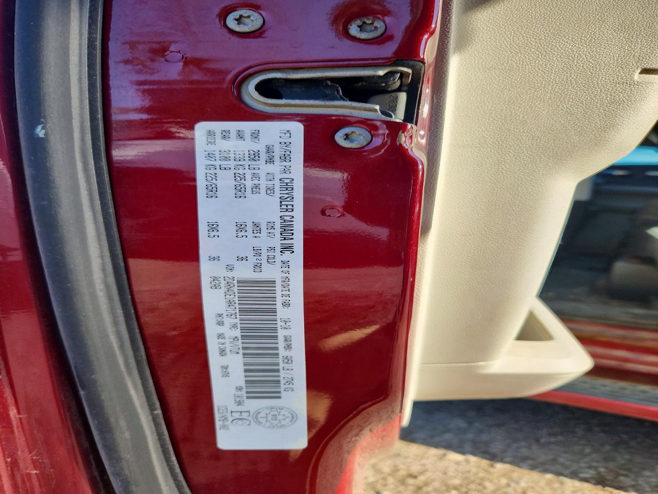 2010 Dodge Grand Caravan Se Красный vin: 2D4RN4DE1AR471767