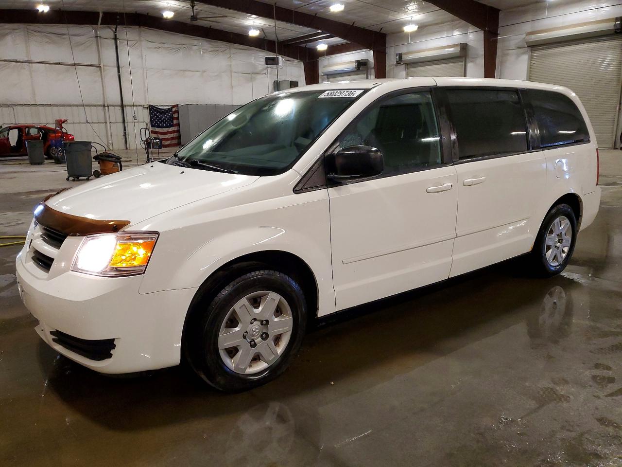 2010 Dodge Grand Caravan Se White vin: 2D4RN4DE2AR102268