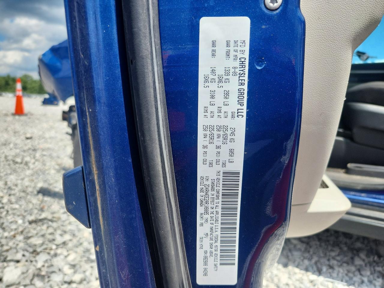 2010 Dodge Grand Caravan Se Blue vin: 2D4RN4DE2AR108085