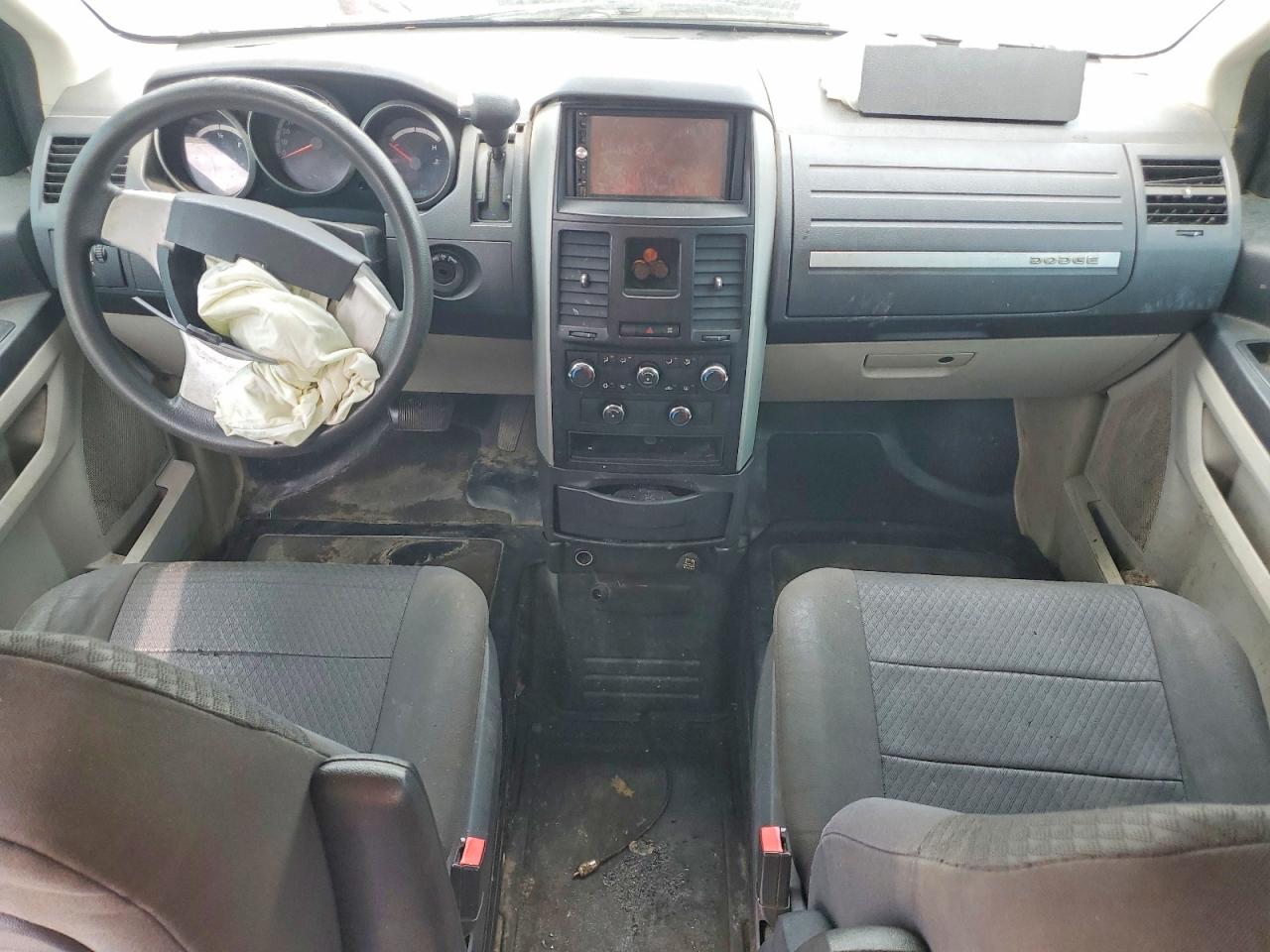 2010 Dodge Grand Caravan Se White vin: 2D4RN4DE2AR127204