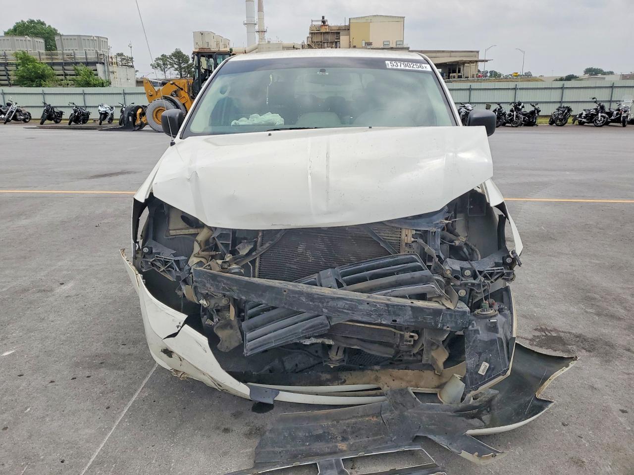 2010 Dodge Grand Caravan Se White vin: 2D4RN4DE2AR127204