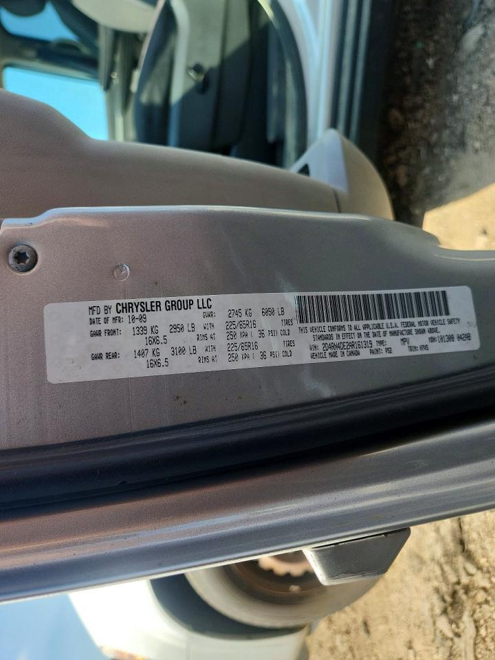 2010 Dodge Grand Caravan Se Silver vin: 2D4RN4DE2AR161319
