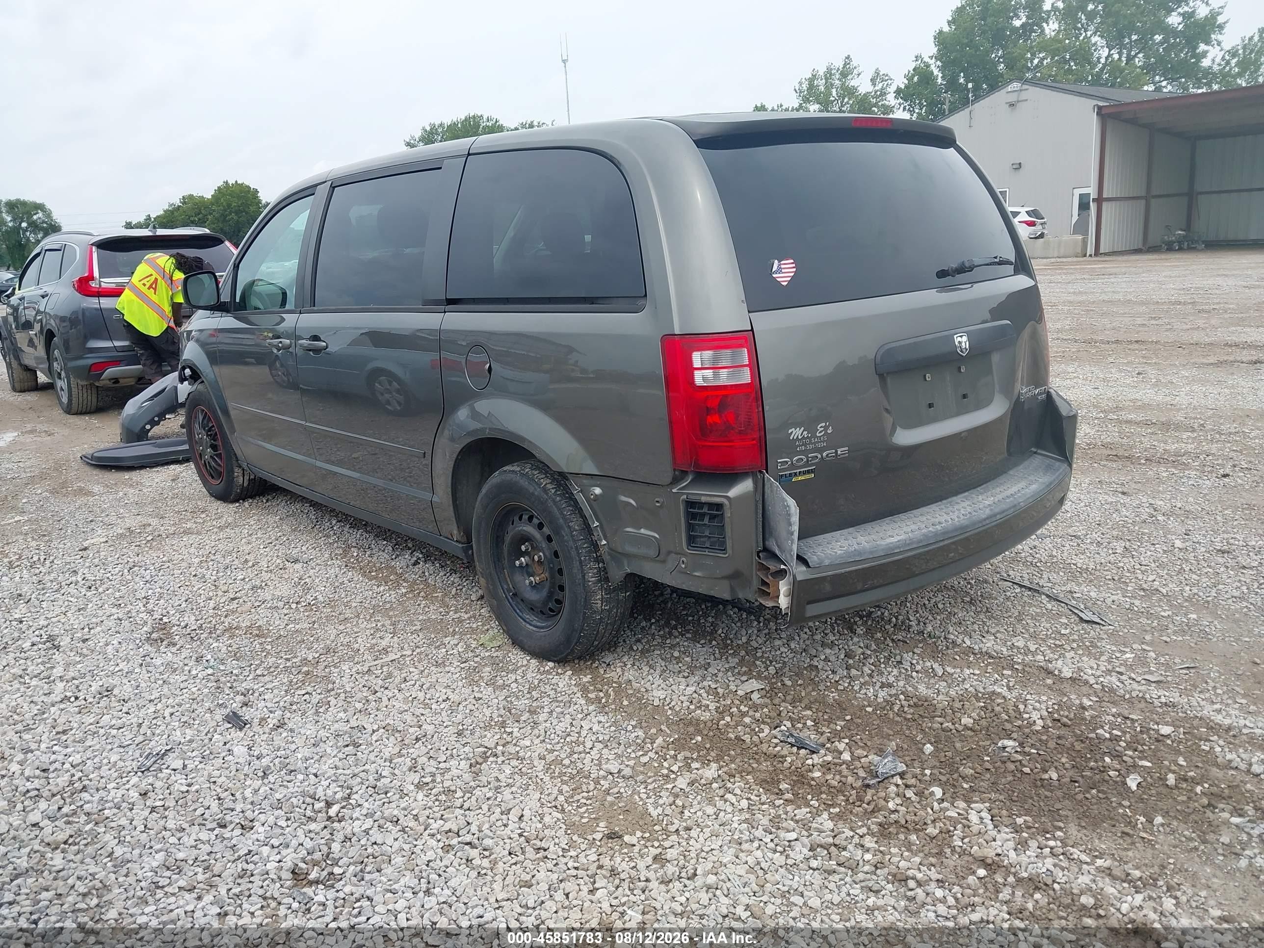 2010 Dodge Grand Caravan Se Gray vin: 2D4RN4DE2AR204721
