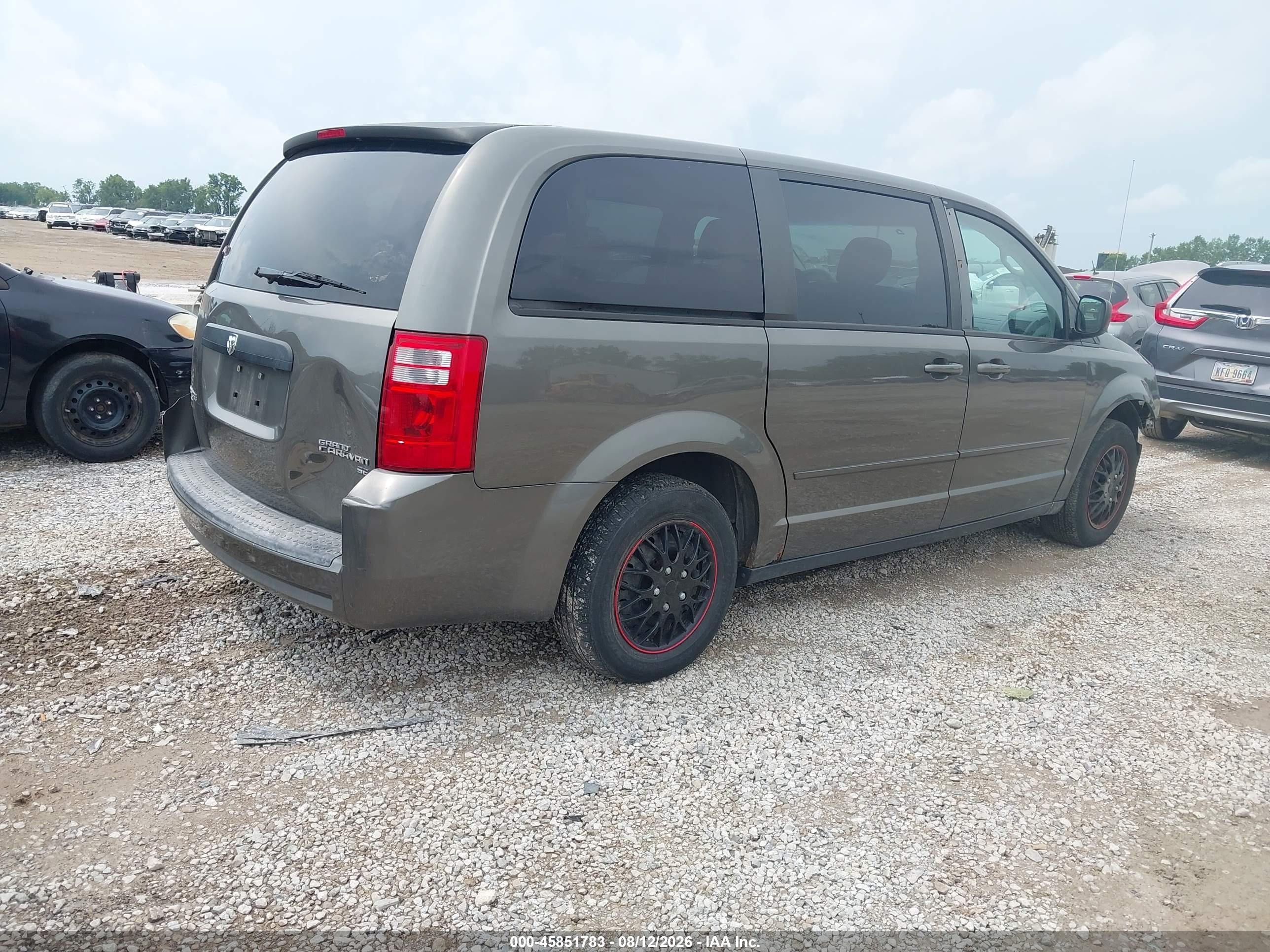 2010 Dodge Grand Caravan Se Gray vin: 2D4RN4DE2AR204721