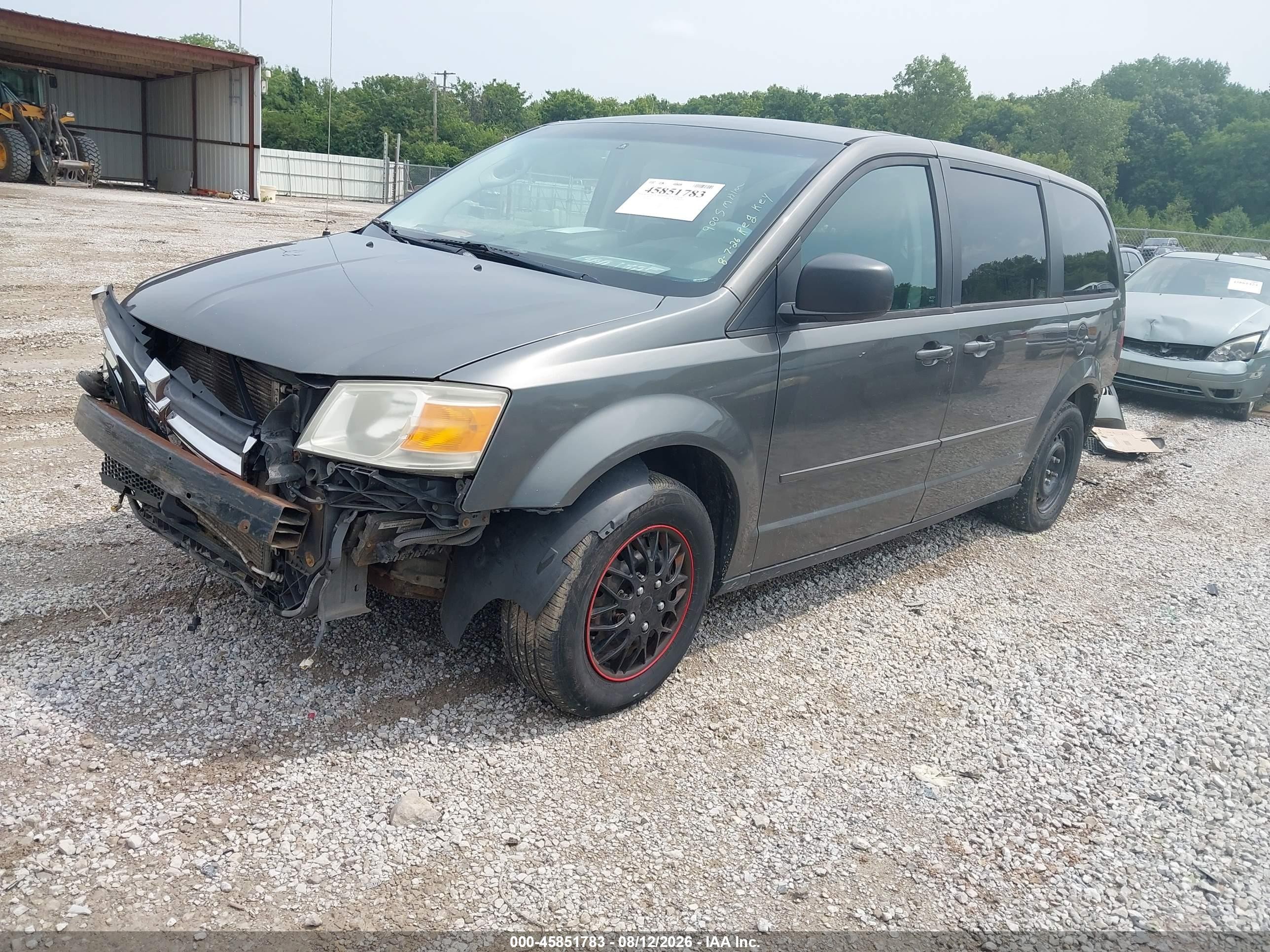 2010 Dodge Grand Caravan Se Gray vin: 2D4RN4DE2AR204721