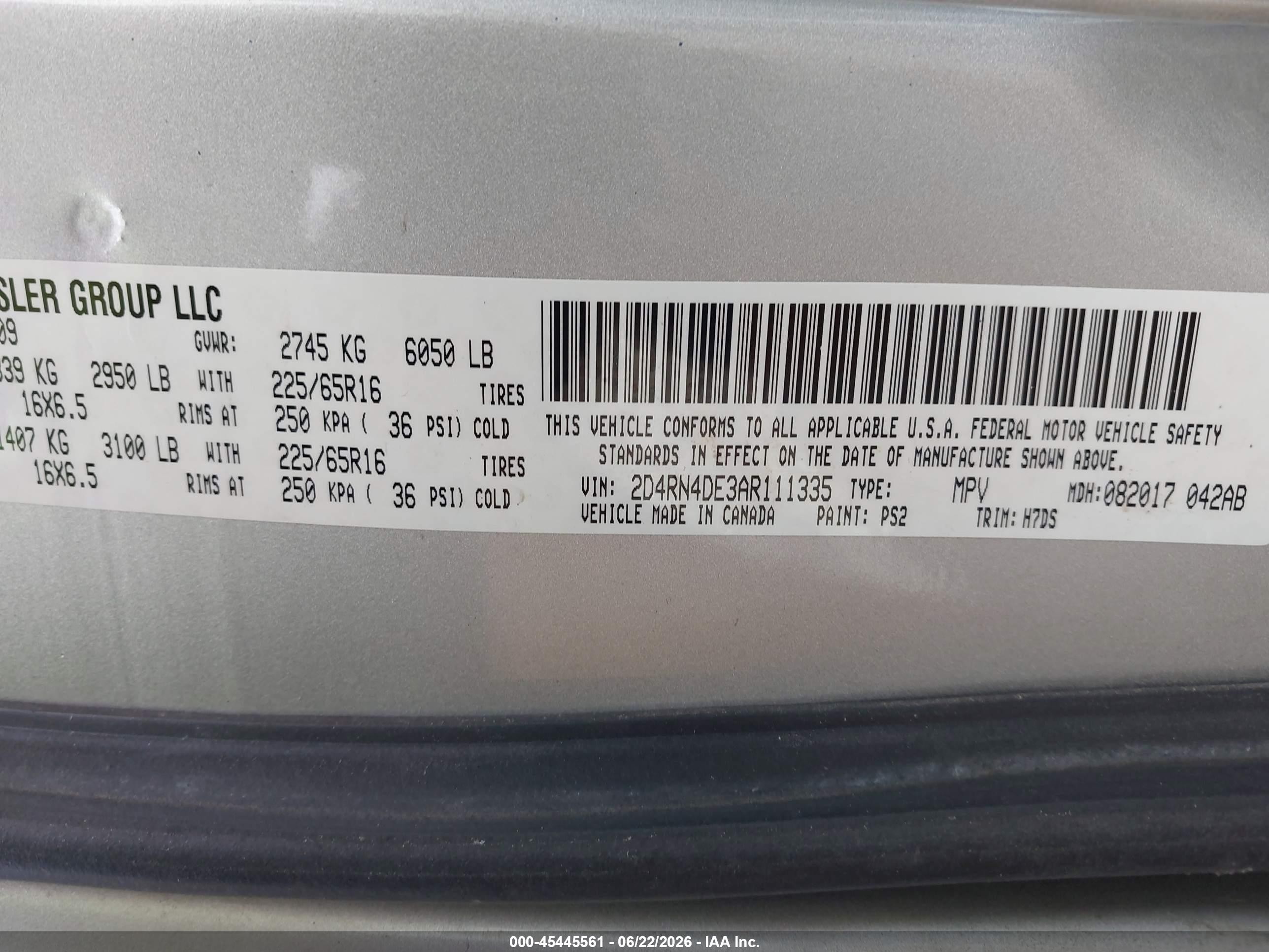 2010 Dodge Grand Caravan Se Серебряный vin: 2D4RN4DE3AR111335