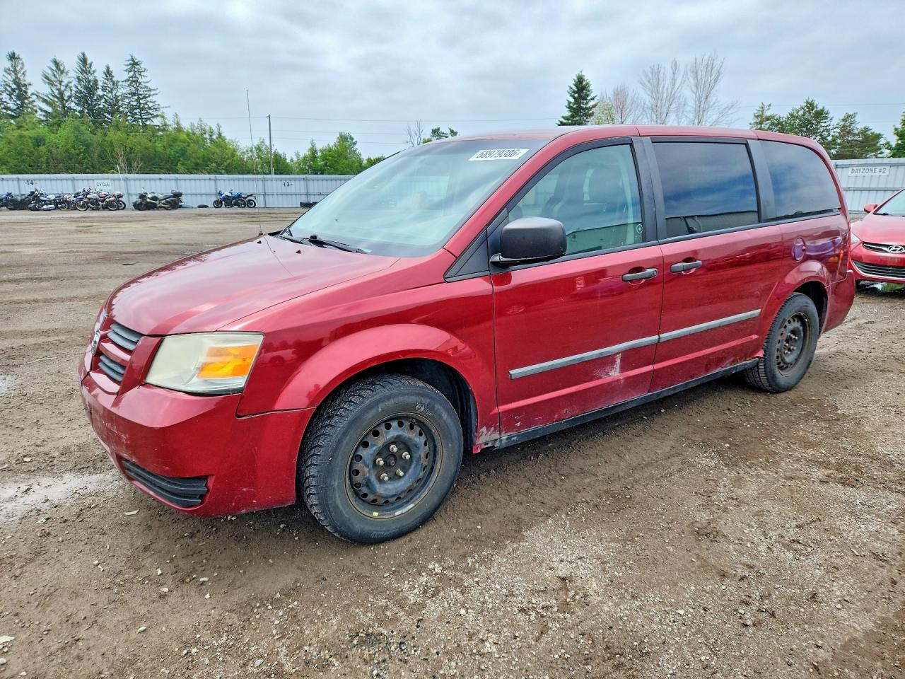 2010 Dodge Grand Caravan Se Red vin: 2D4RN4DE3AR371329