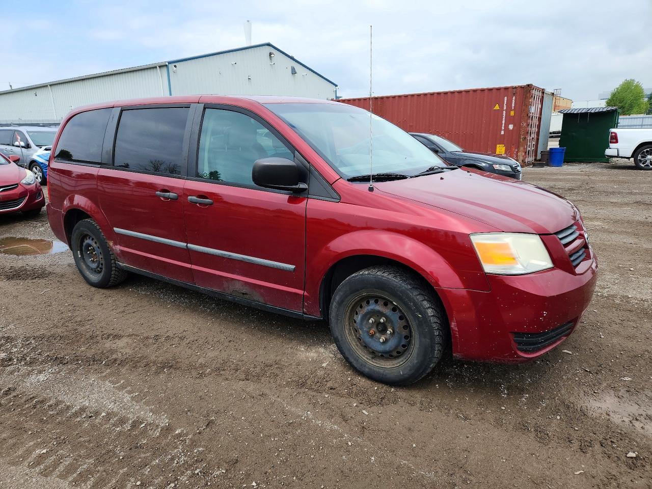 2010 Dodge Grand Caravan Se Red vin: 2D4RN4DE3AR371329