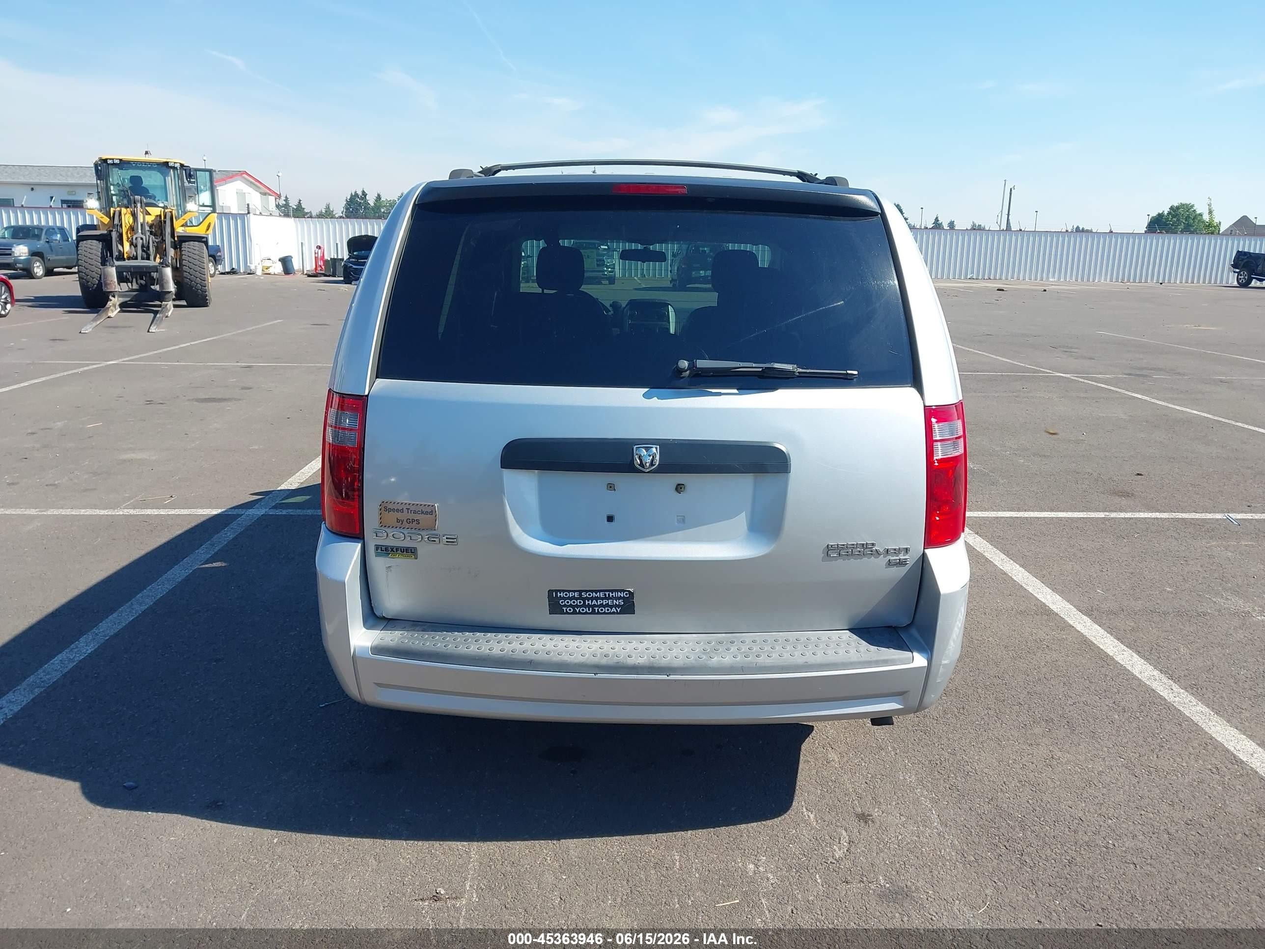 2010 Dodge Grand Caravan Se Silver vin: 2D4RN4DE4AR160852