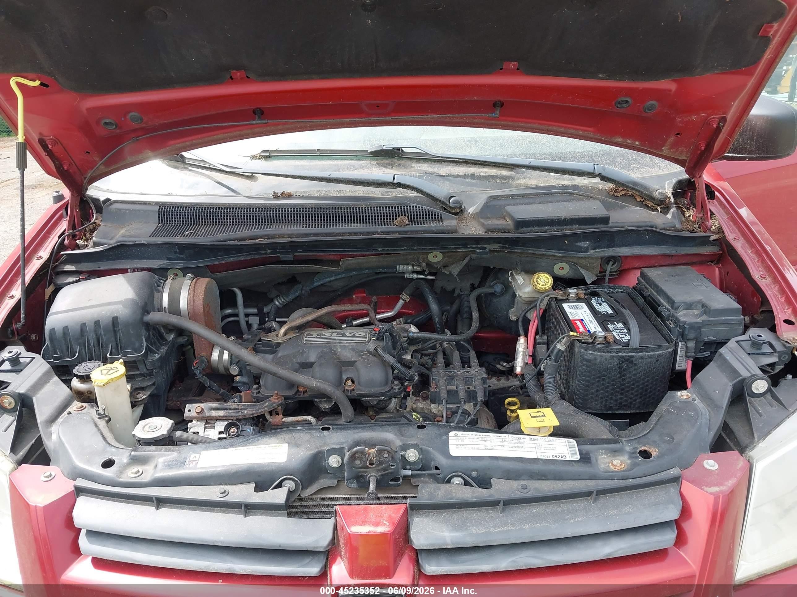 2010 Dodge Grand Caravan Se Red vin: 2D4RN4DE4AR248770
