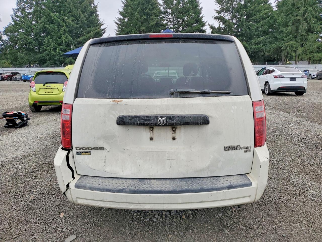 2010 Dodge Grand Caravan Se White vin: 2D4RN4DE4AR303749