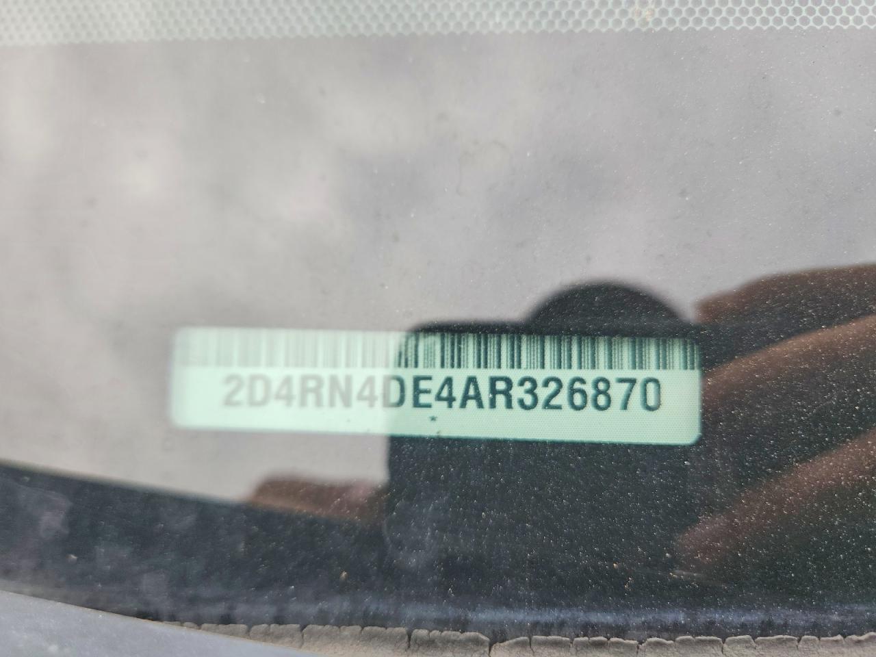 2010 Dodge Grand Caravan Se Blue vin: 2D4RN4DE4AR326870