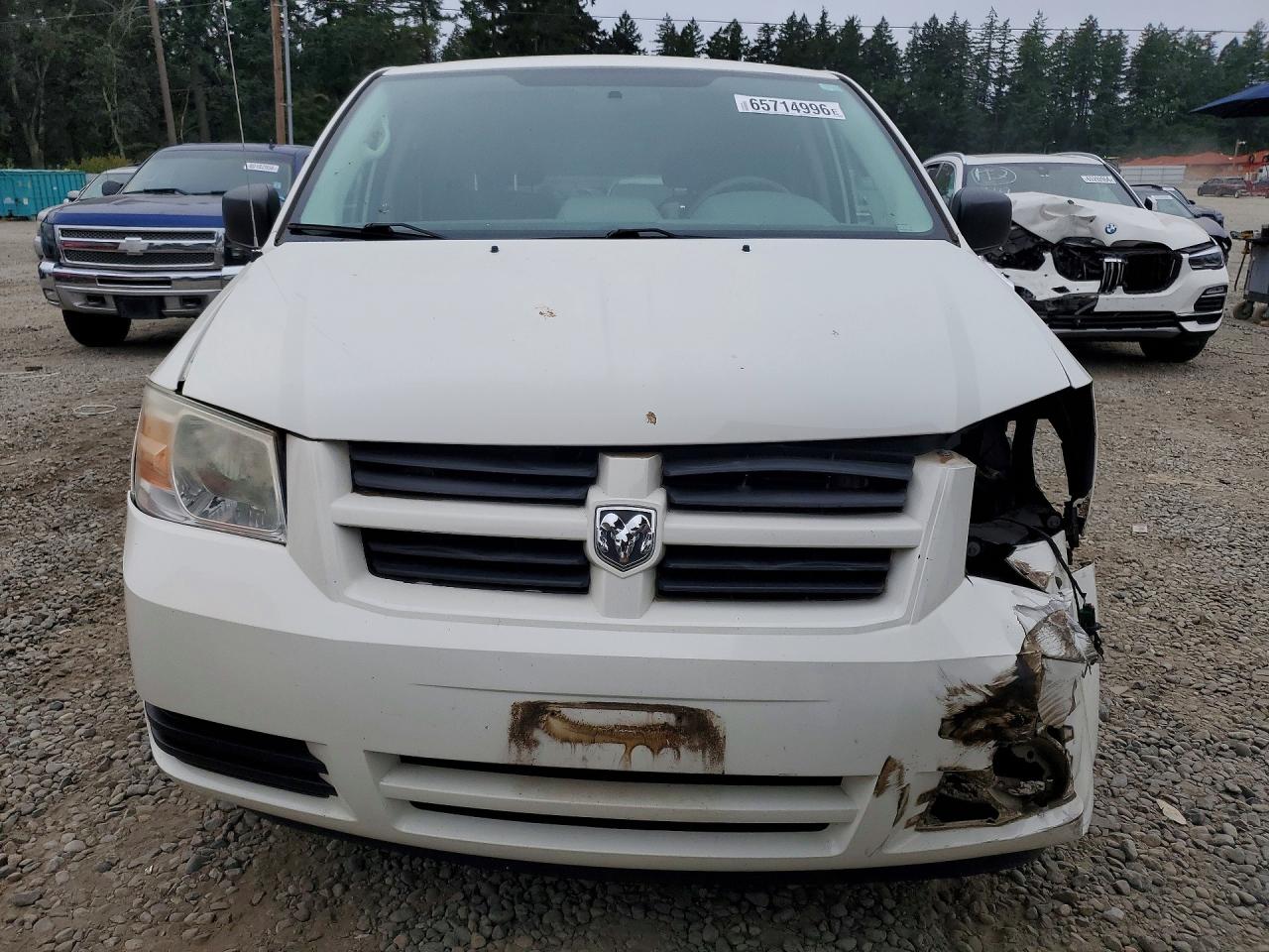 2010 Dodge Grand Caravan Se White vin: 2D4RN4DE4AR335147