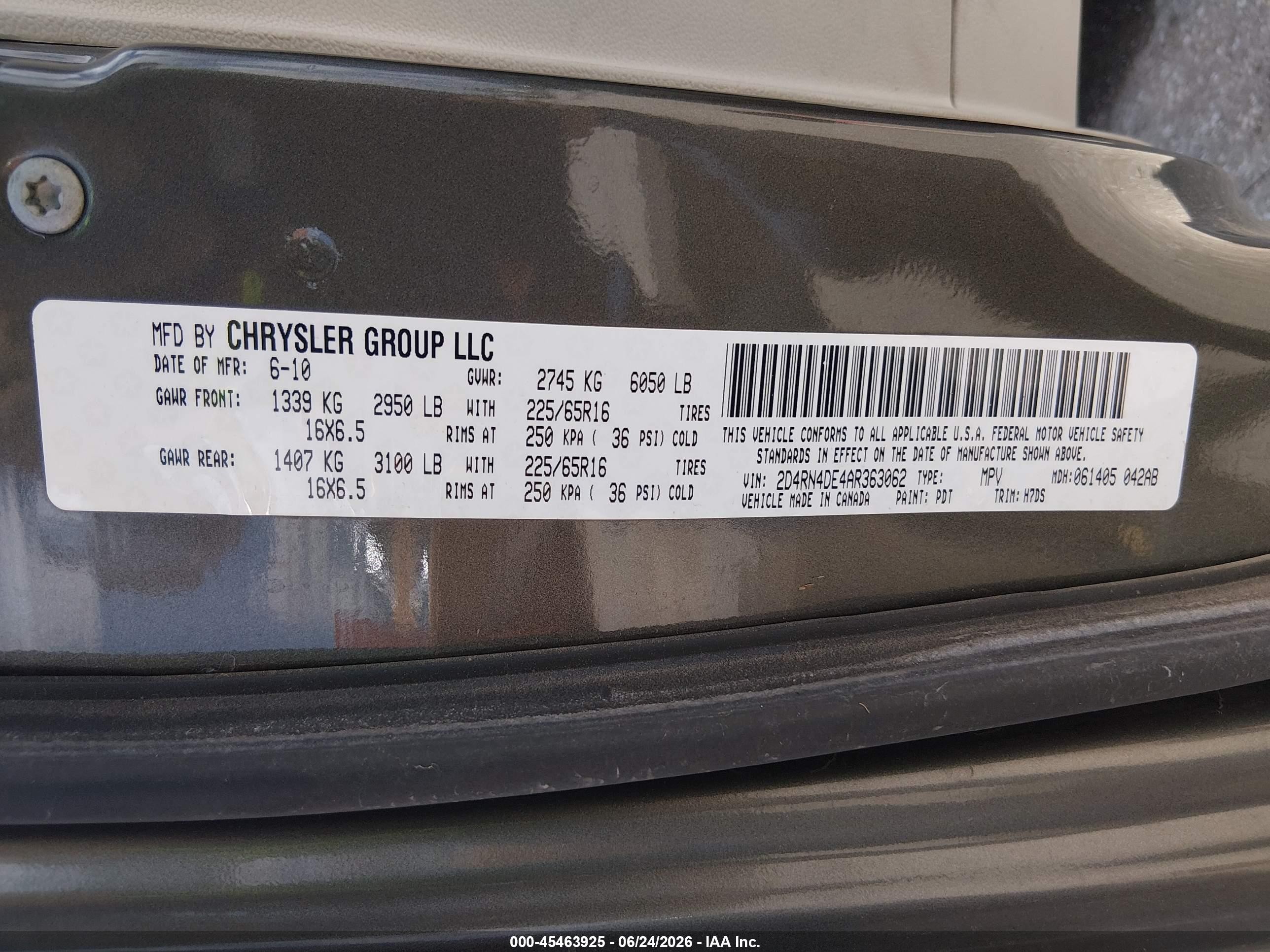 2010 Dodge Grand Caravan Se Gray vin: 2D4RN4DE4AR363062