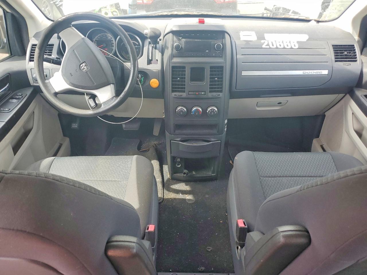 2010 Dodge Grand Caravan Se White vin: 2D4RN4DE4AR417086