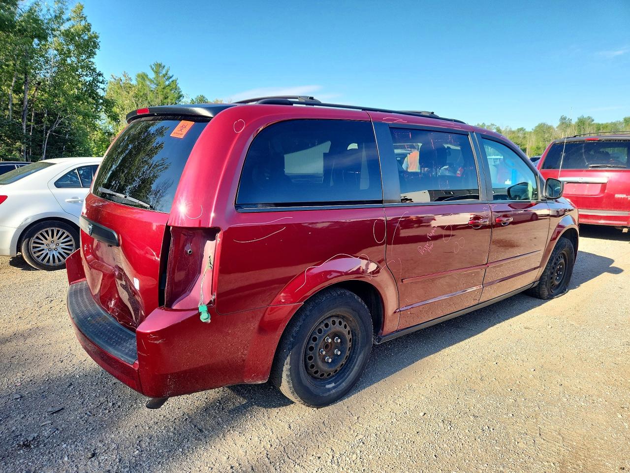 2010 Dodge Grand Caravan Se Red vin: 2D4RN4DE4AR468880