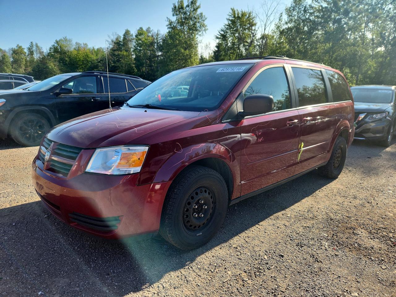 2010 Dodge Grand Caravan Se Красный vin: 2D4RN4DE4AR468880