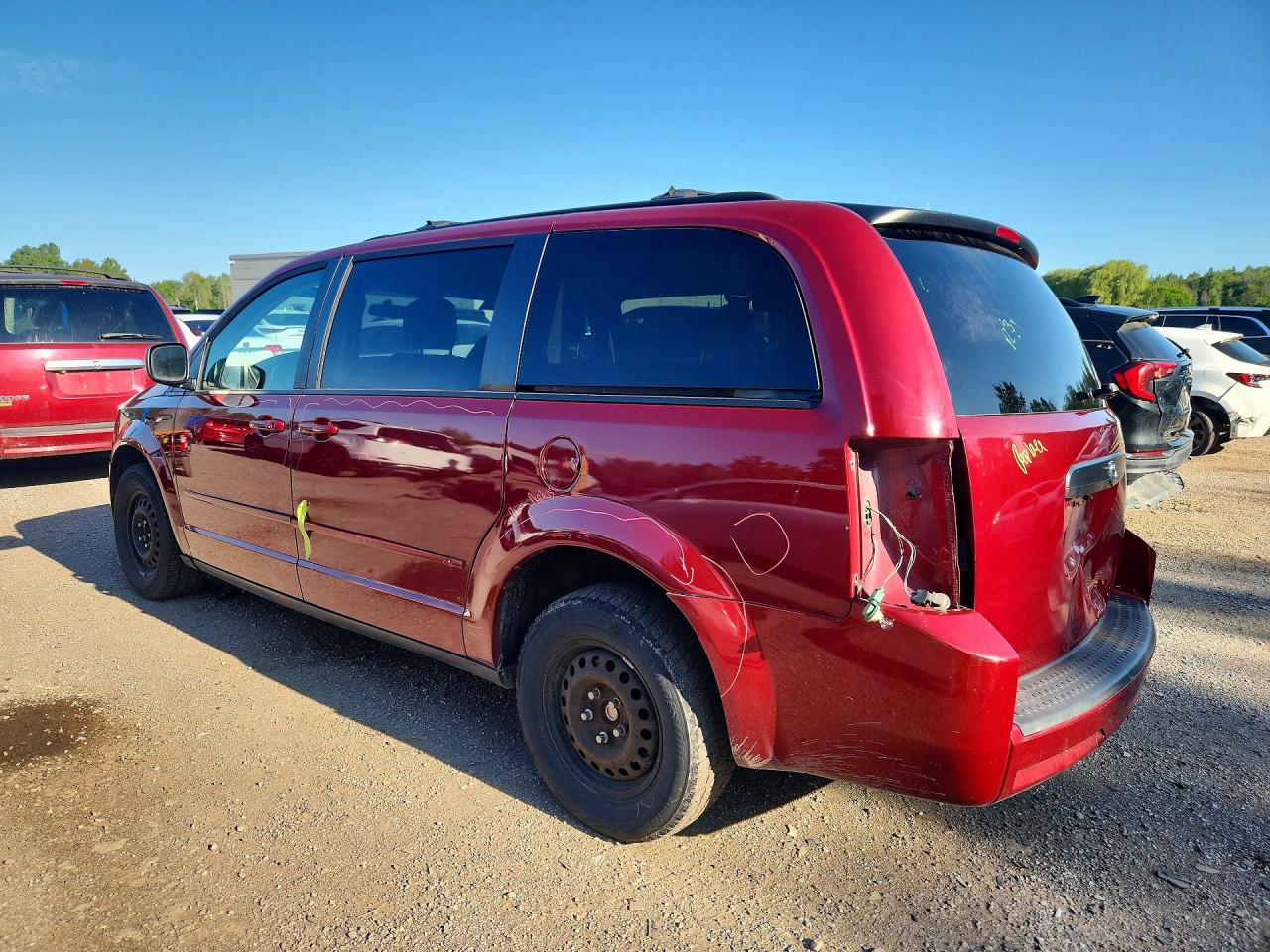 2010 Dodge Grand Caravan Se Red vin: 2D4RN4DE4AR468880