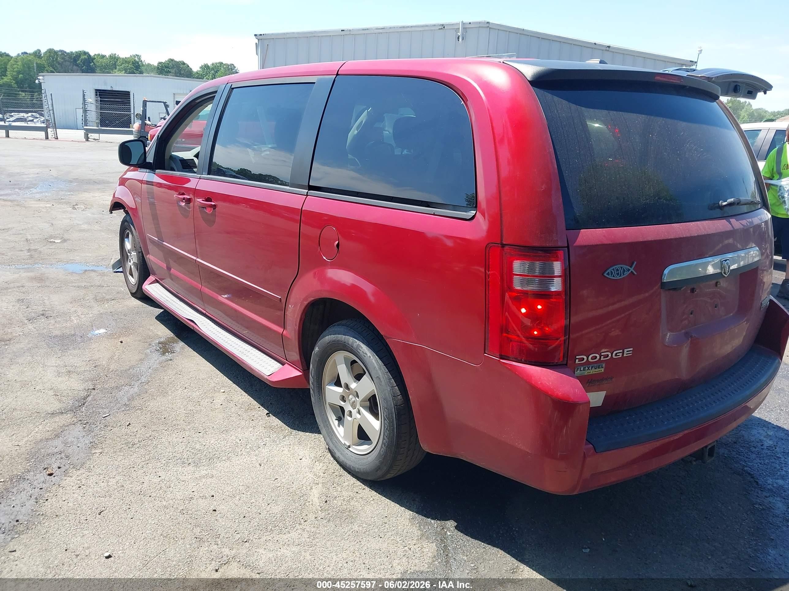 2010 Dodge Grand Caravan Se Red vin: 2D4RN4DE5AR147446
