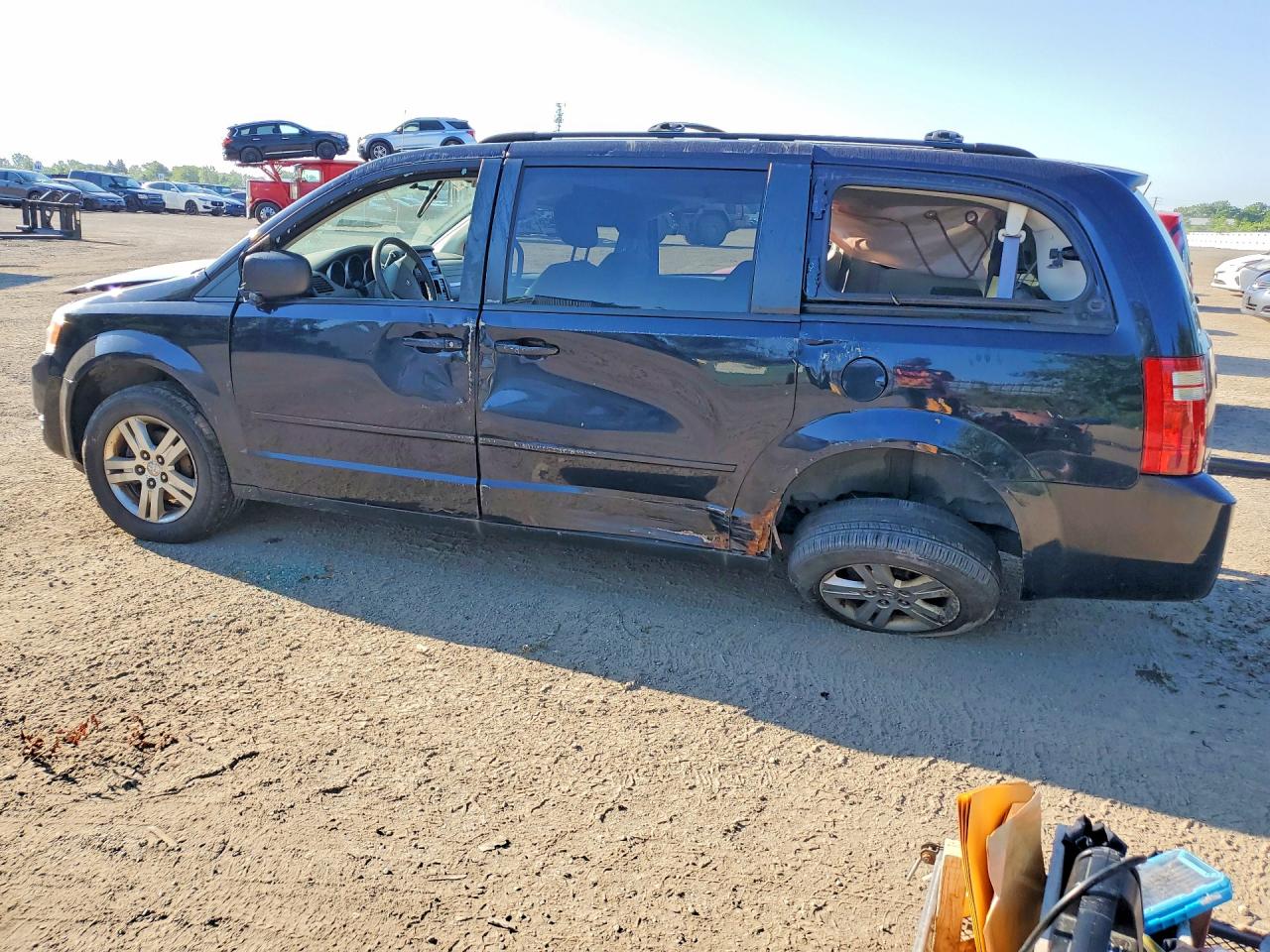 2010 Dodge Grand Caravan Se Black vin: 2D4RN4DE5AR263374