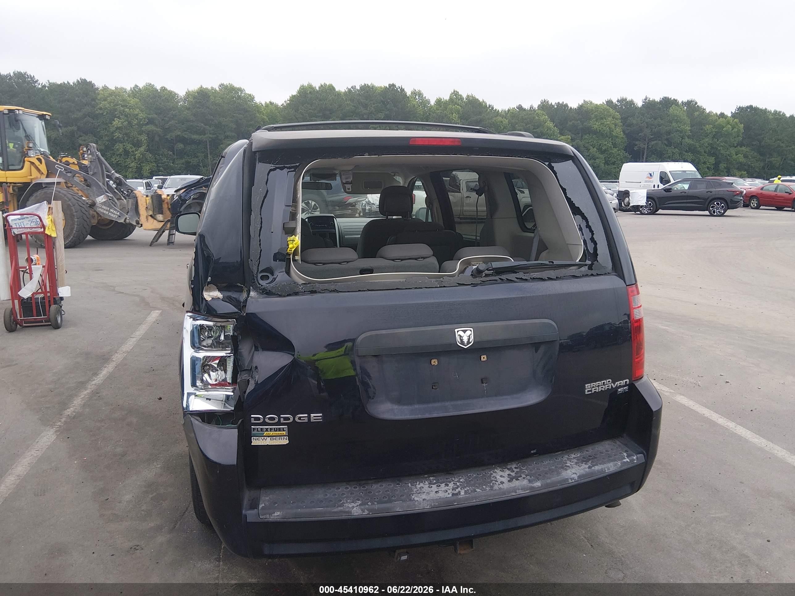2010 Dodge Grand Caravan Se Синий vin: 2D4RN4DE5AR411295