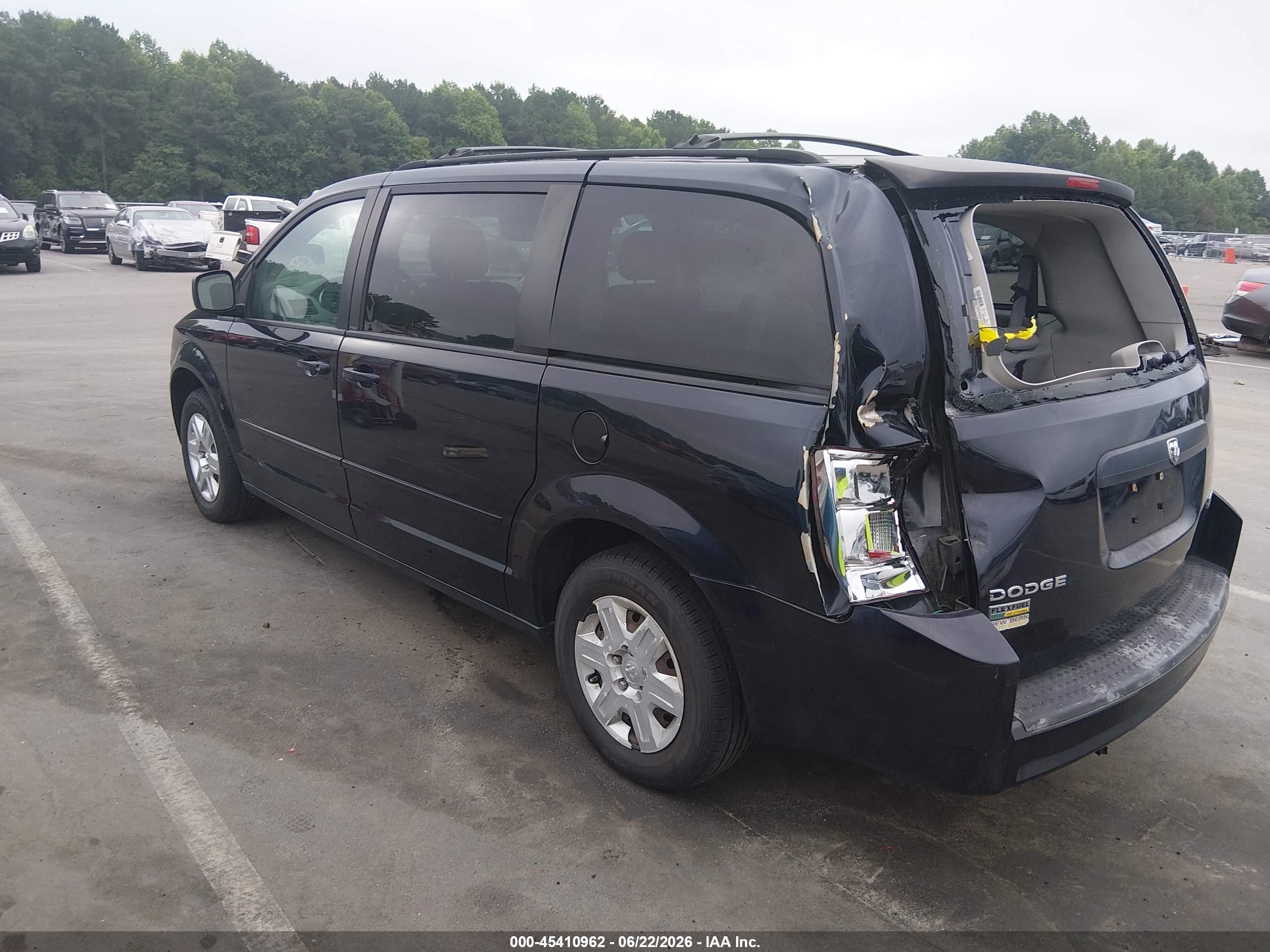 2010 Dodge Grand Caravan Se Синий vin: 2D4RN4DE5AR411295