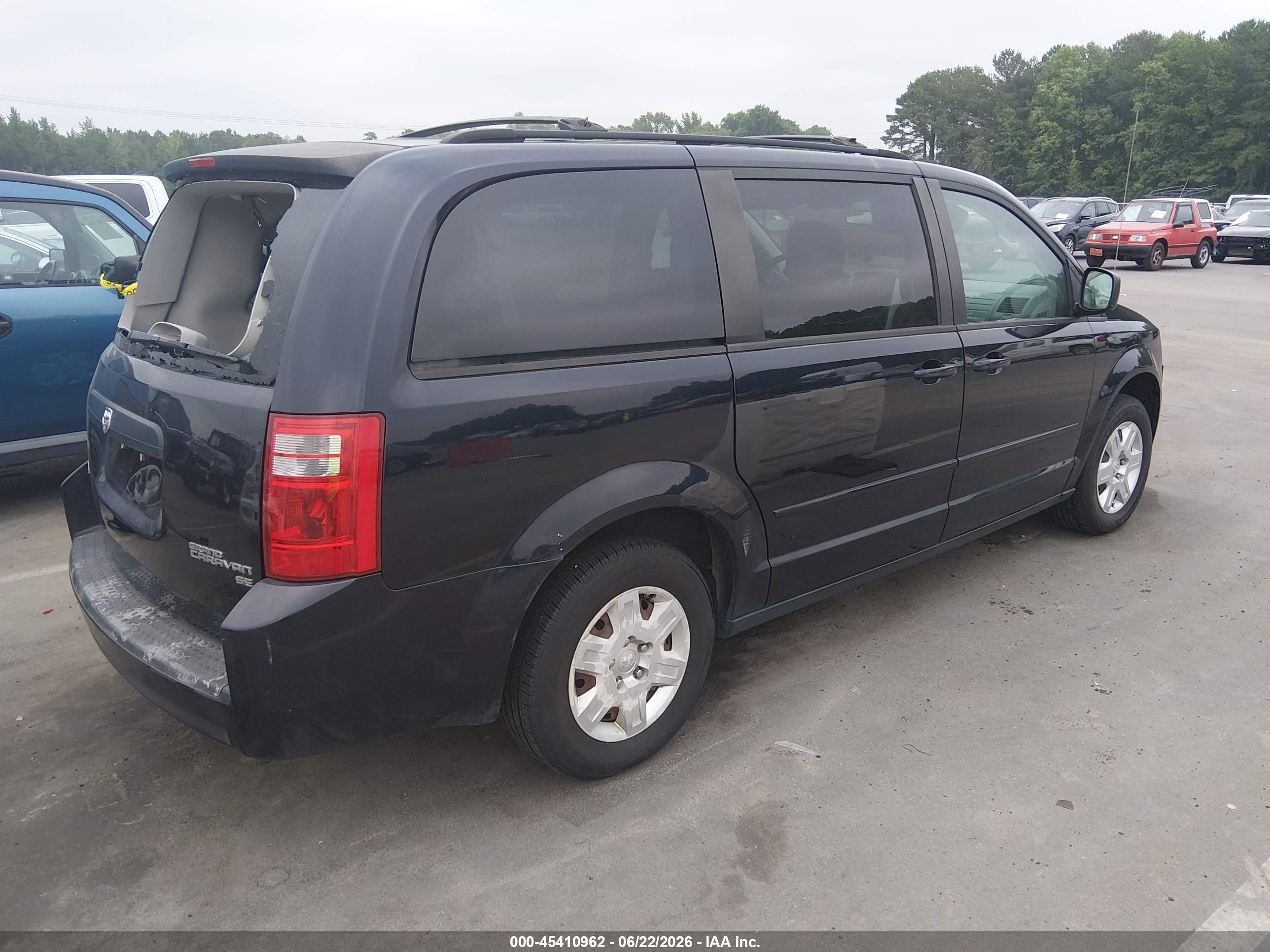 2010 Dodge Grand Caravan Se Синий vin: 2D4RN4DE5AR411295