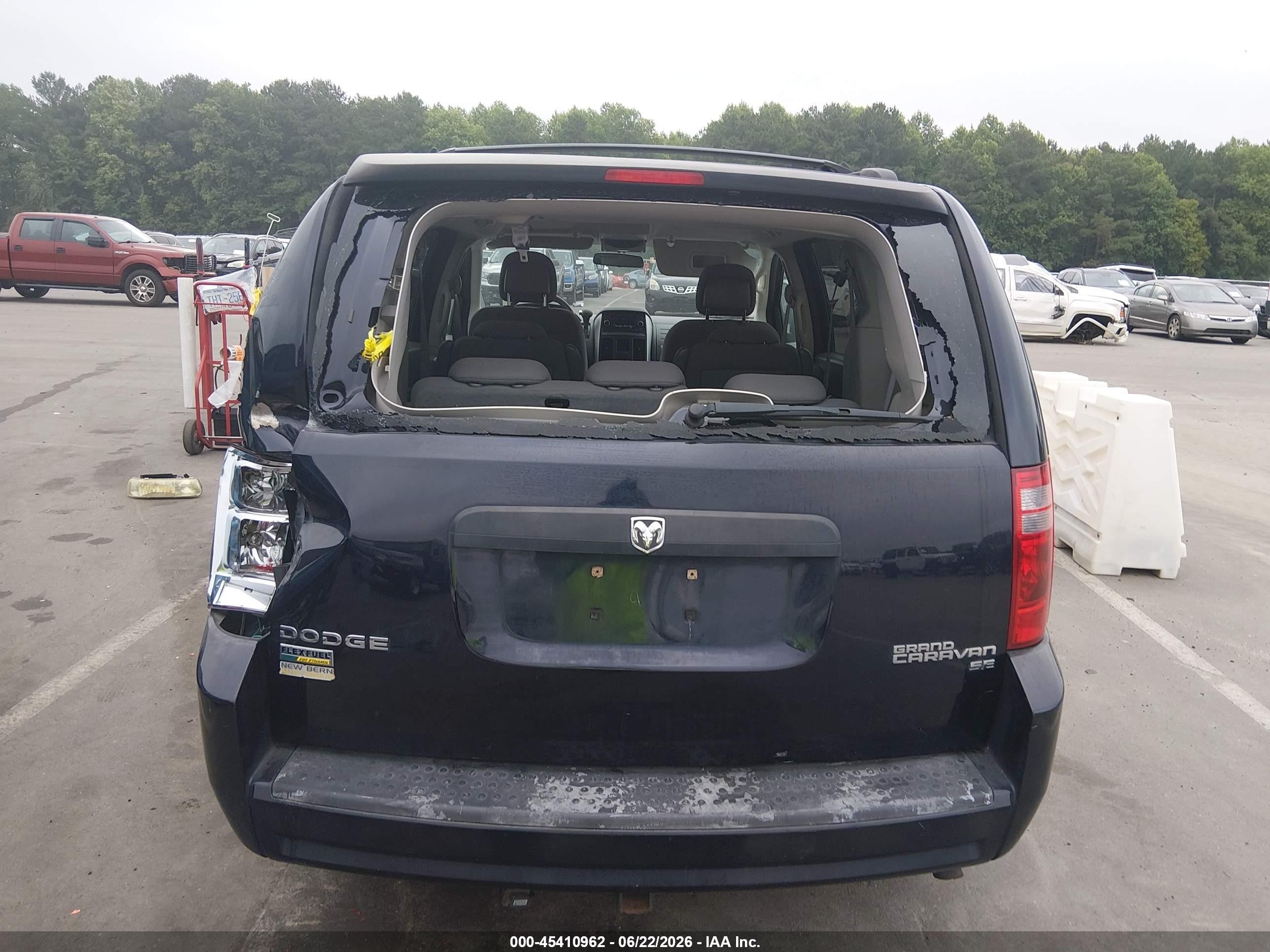2010 Dodge Grand Caravan Se Синий vin: 2D4RN4DE5AR411295