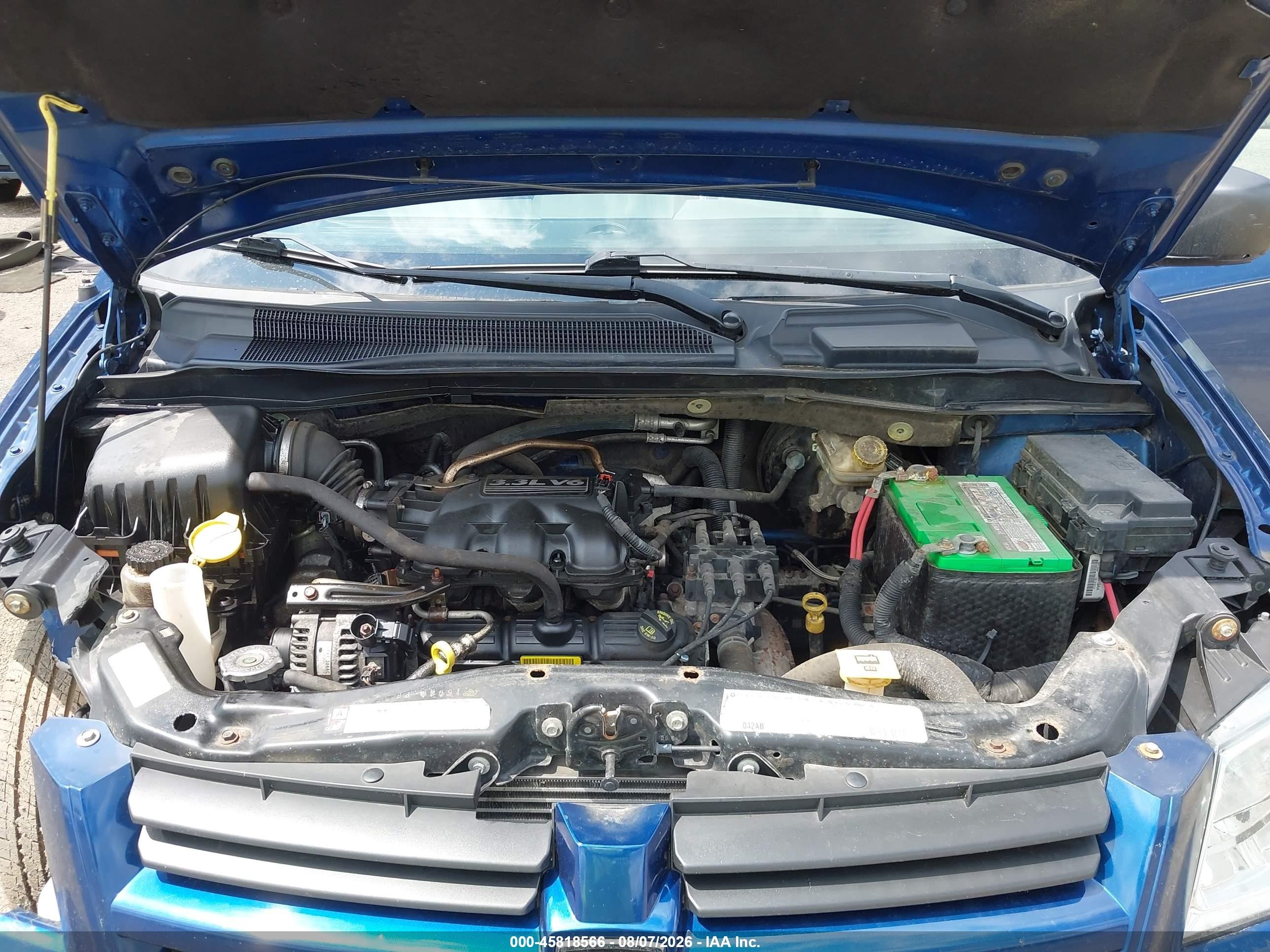 2010 Dodge Grand Caravan Se Blue vin: 2D4RN4DE5AR440148
