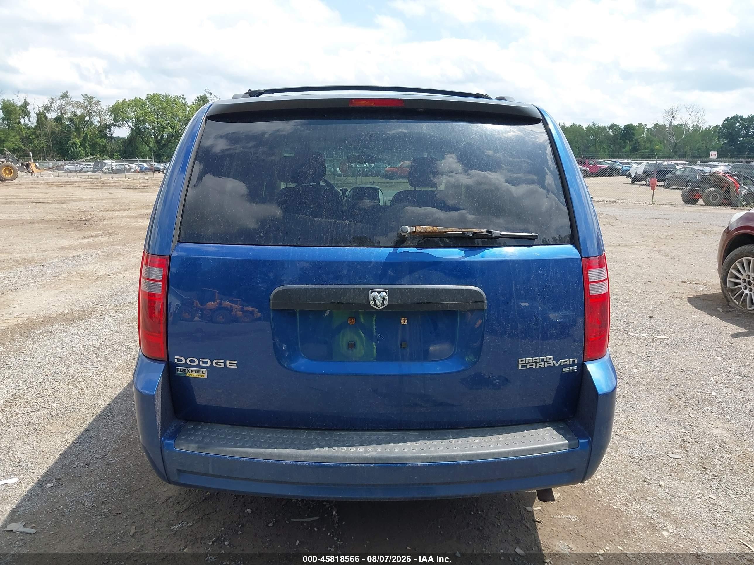 2010 Dodge Grand Caravan Se Blue vin: 2D4RN4DE5AR440148