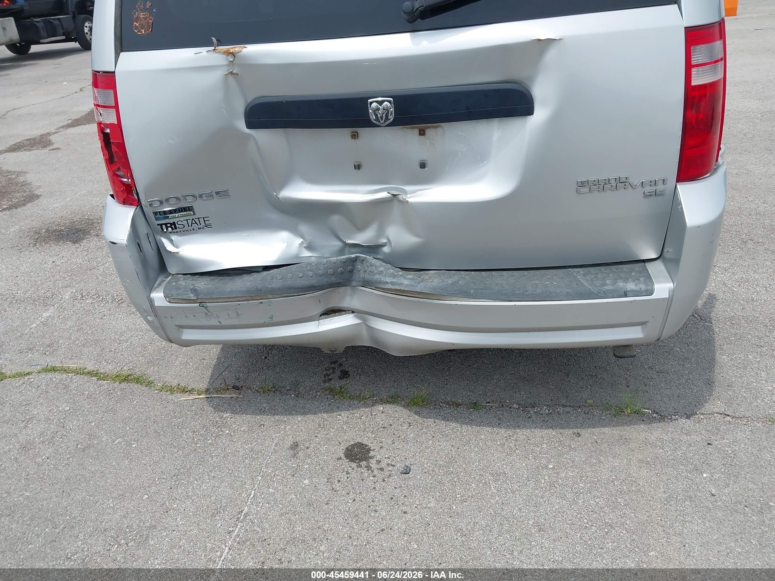 2010 Dodge Grand Caravan Se Silver vin: 2D4RN4DE6AR145799