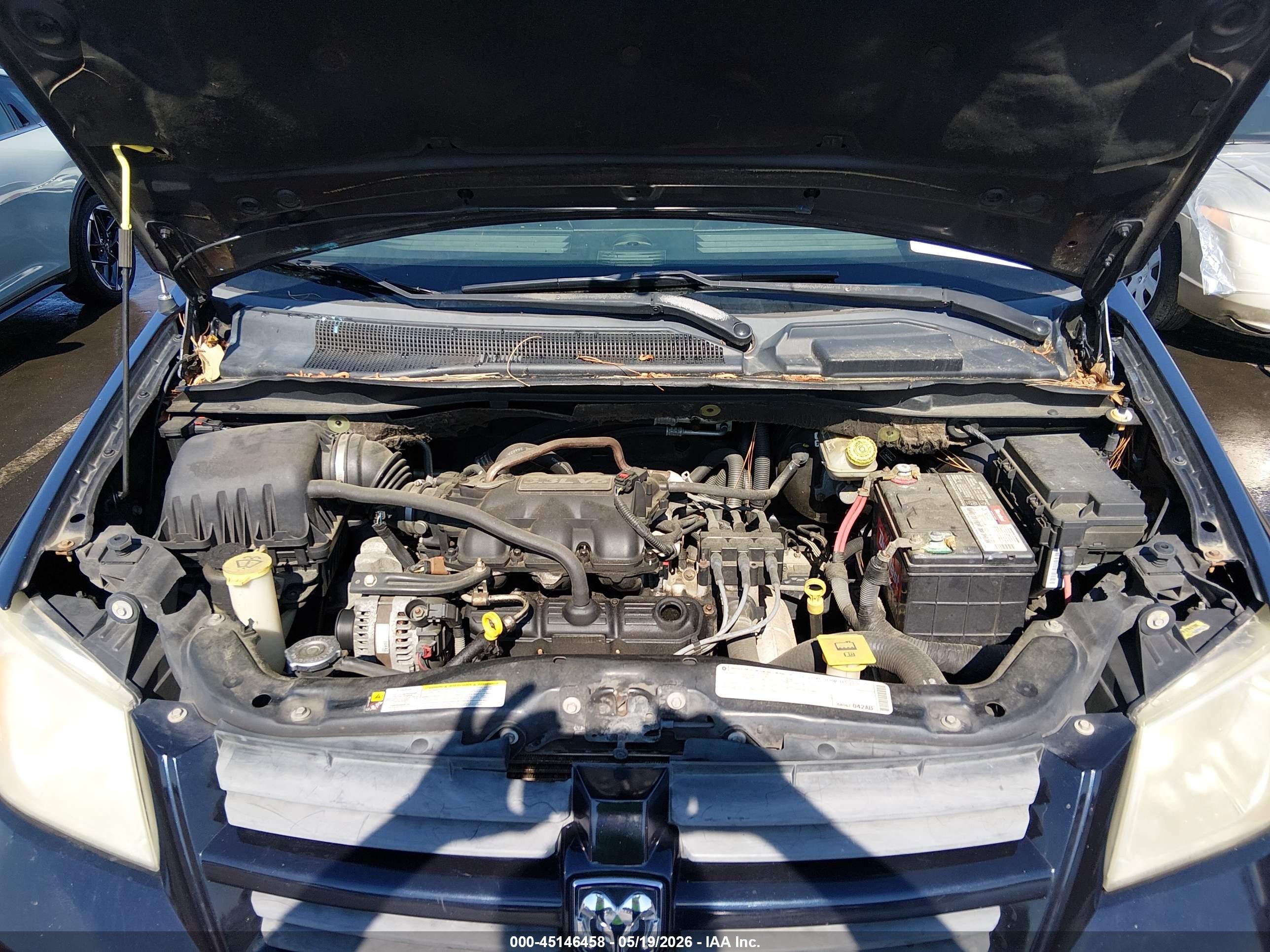 2010 Dodge Grand Caravan Se Dark Blue vin: 2D4RN4DE6AR216516