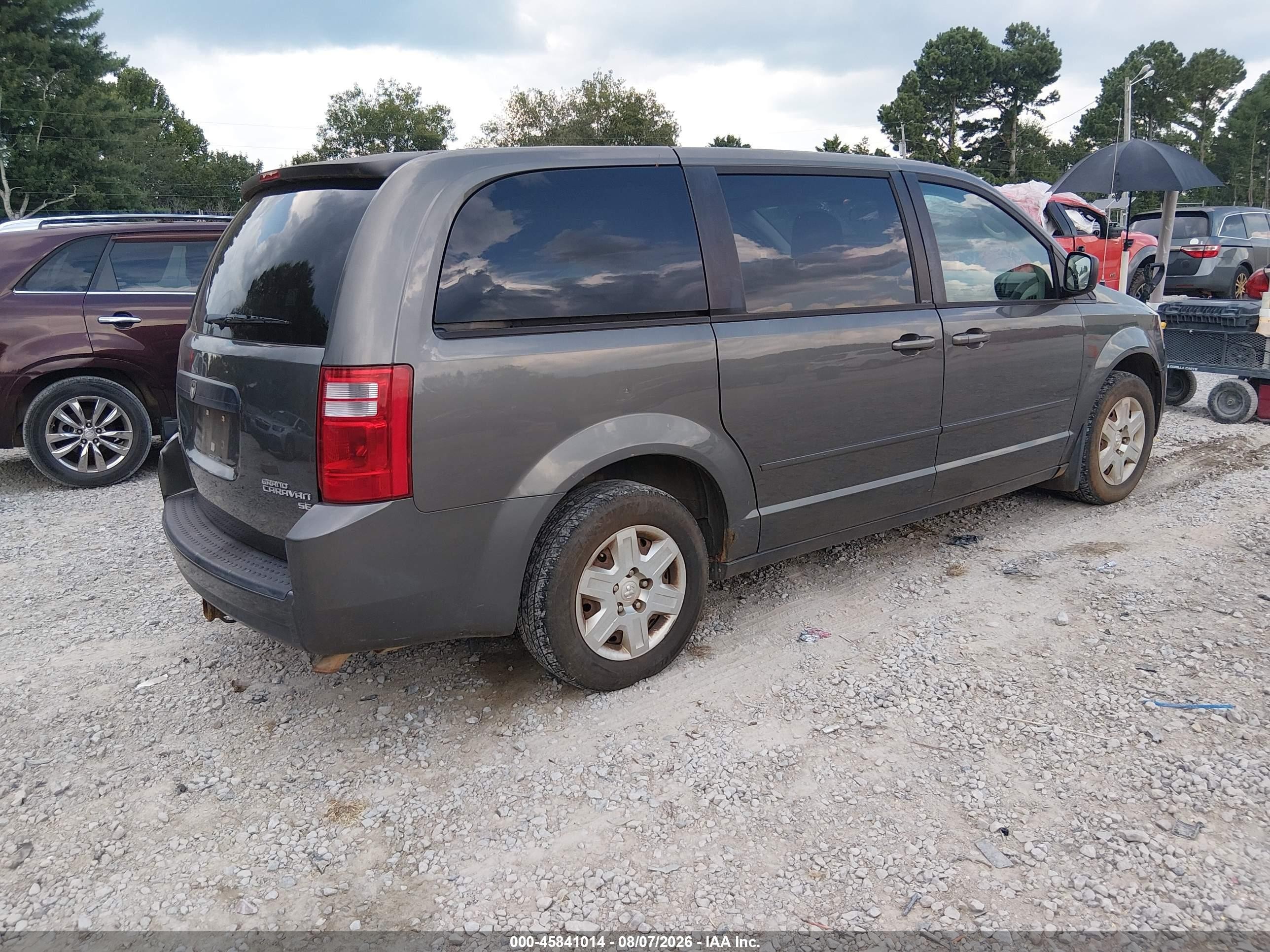 2010 Dodge Grand Caravan Se Gray vin: 2D4RN4DE6AR372412