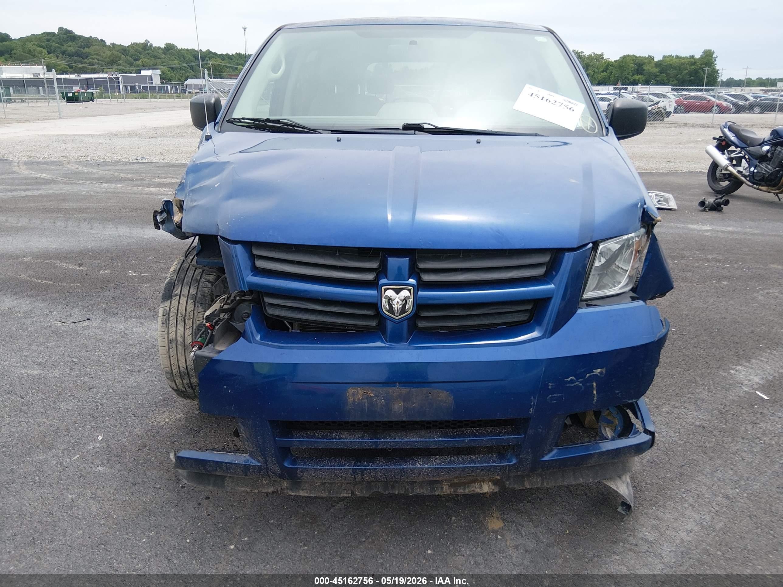 2010 Dodge Grand Caravan Se Blue vin: 2D4RN4DE6AR412102