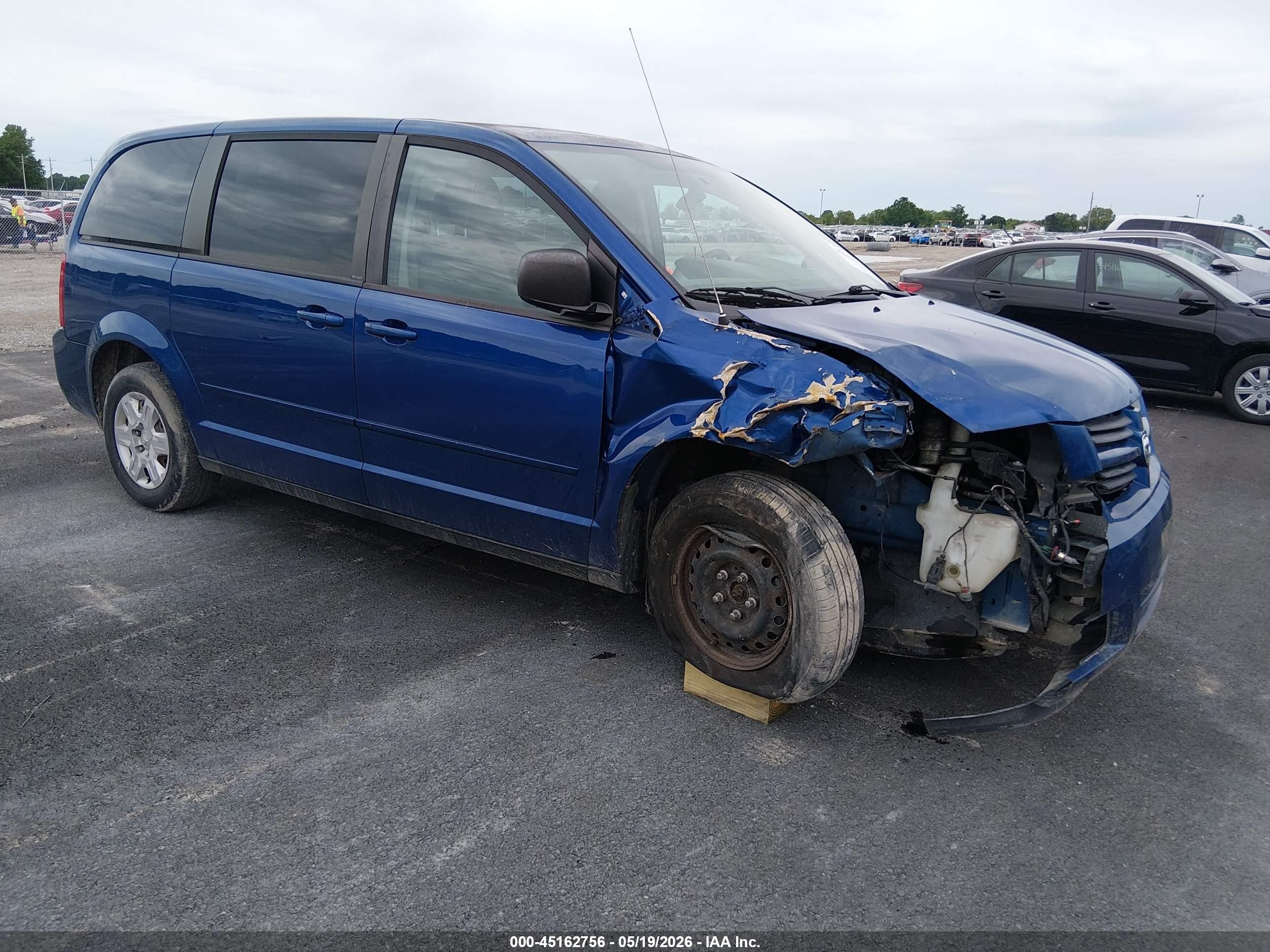 2010 Dodge Grand Caravan Se Blue vin: 2D4RN4DE6AR412102
