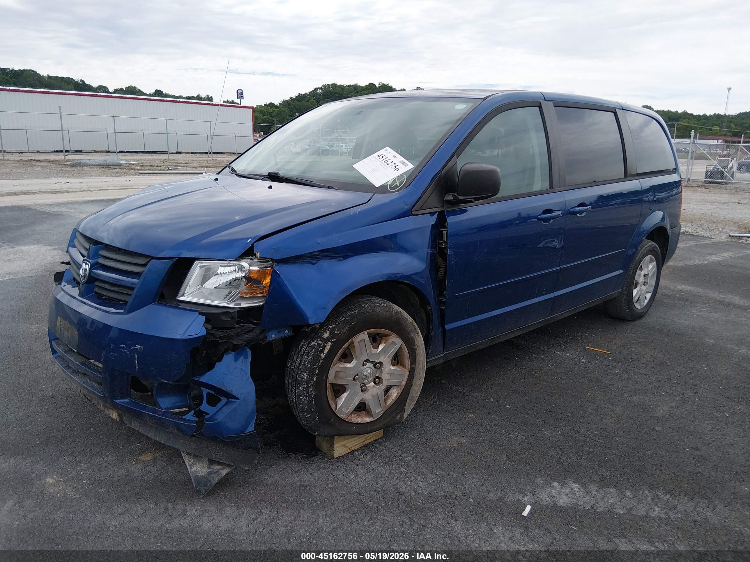 2010 Dodge Grand Caravan Se Blue vin: 2D4RN4DE6AR412102