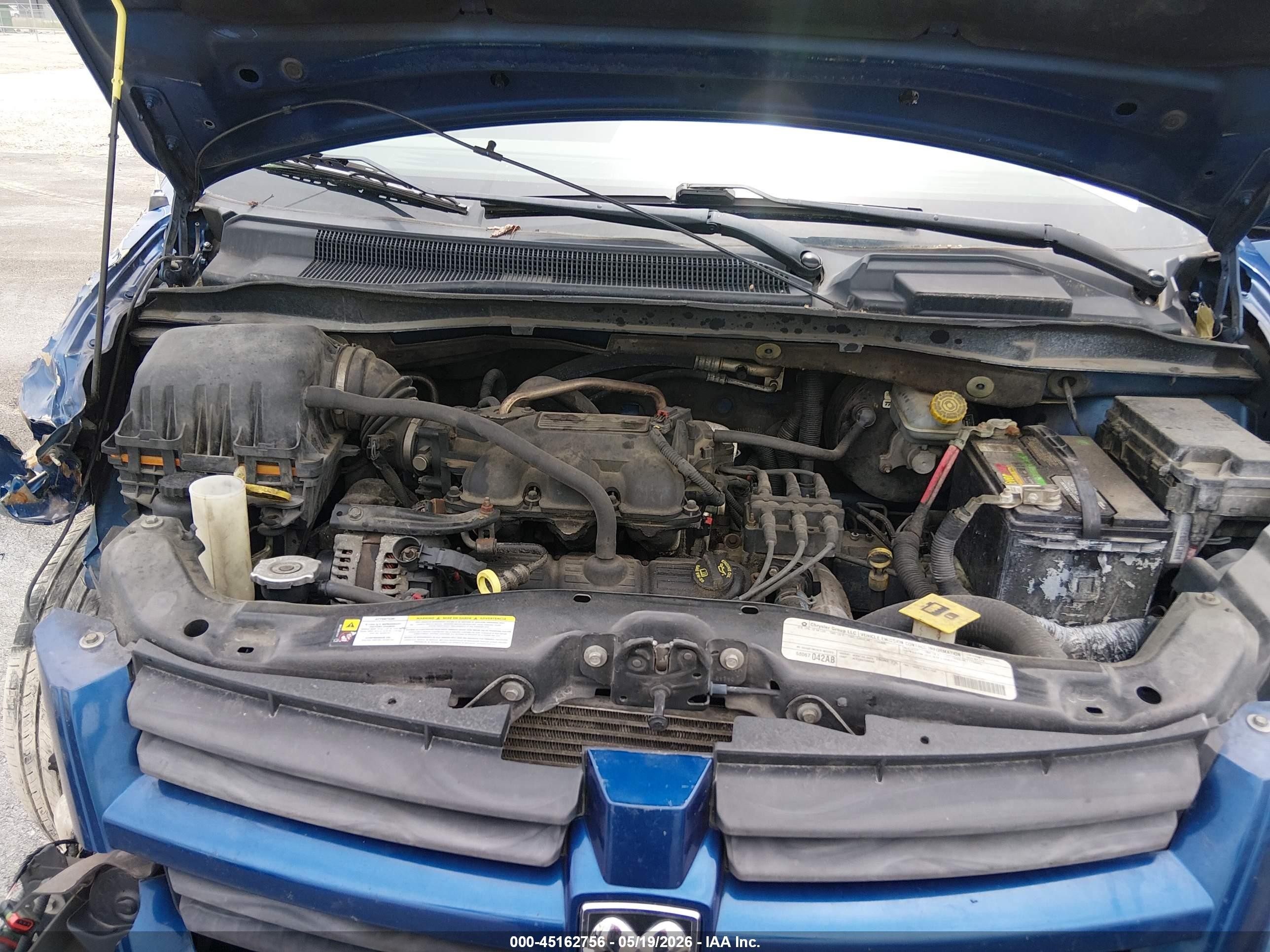 2010 Dodge Grand Caravan Se Blue vin: 2D4RN4DE6AR412102