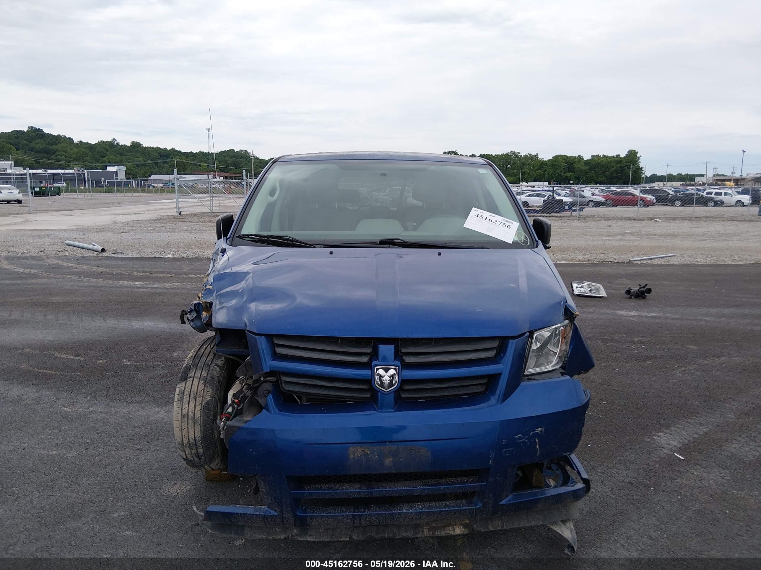 2010 Dodge Grand Caravan Se Blue vin: 2D4RN4DE6AR412102