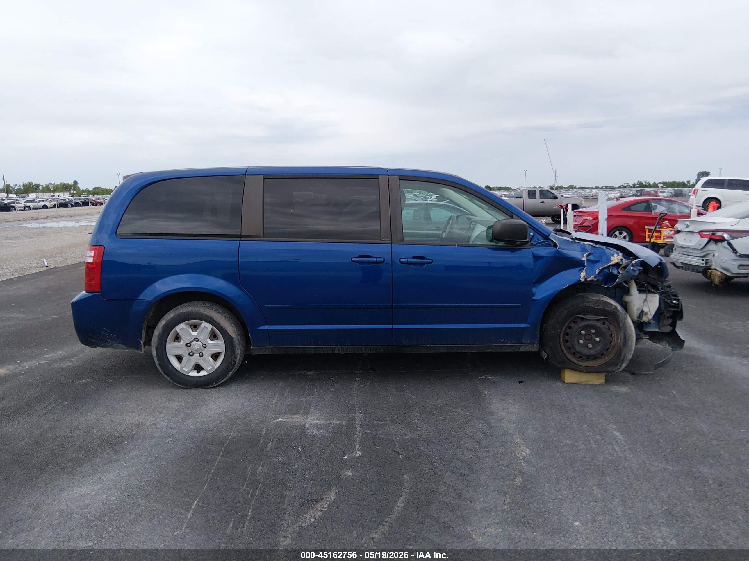 2010 Dodge Grand Caravan Se Blue vin: 2D4RN4DE6AR412102
