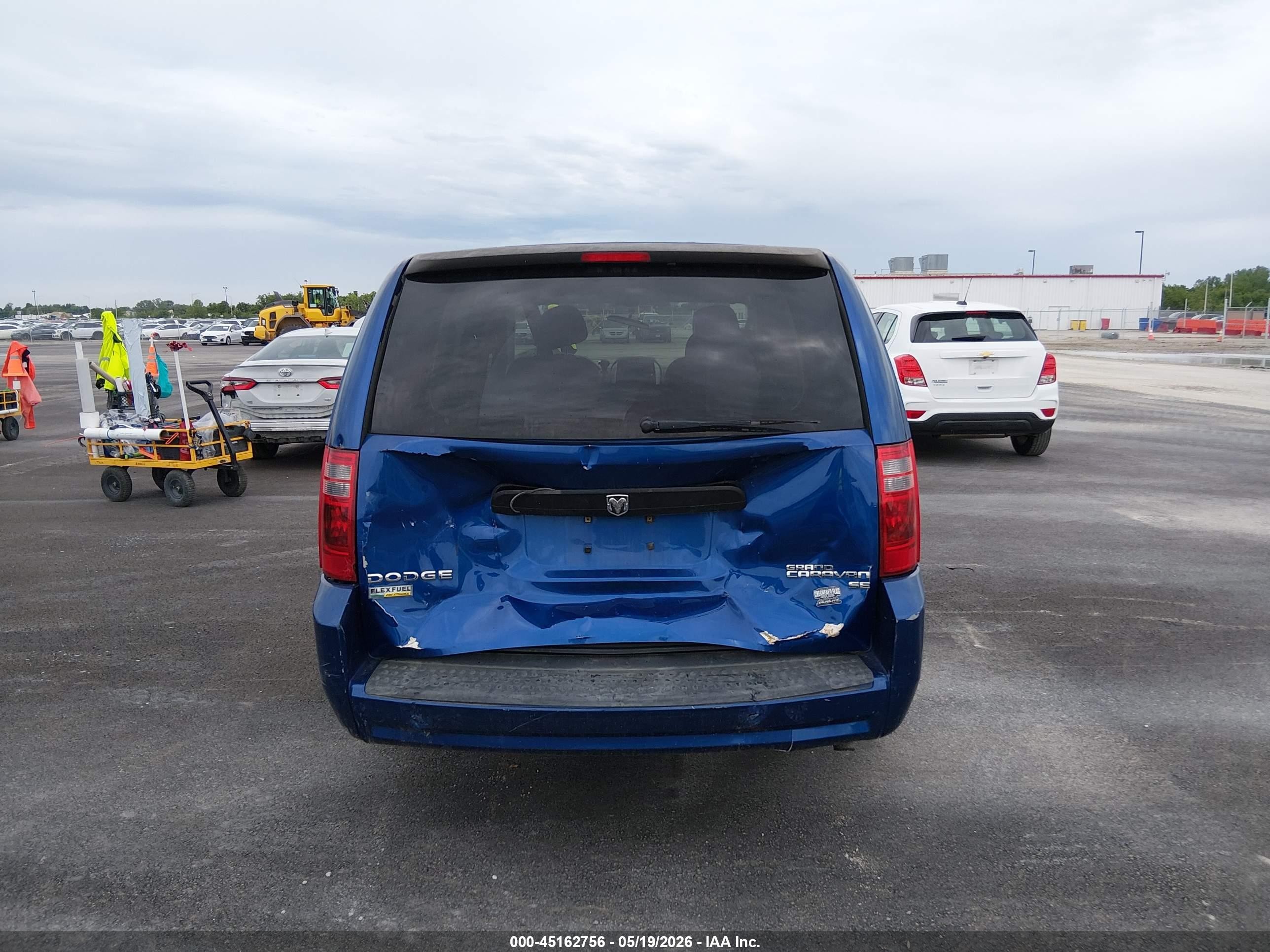 2010 Dodge Grand Caravan Se Blue vin: 2D4RN4DE6AR412102