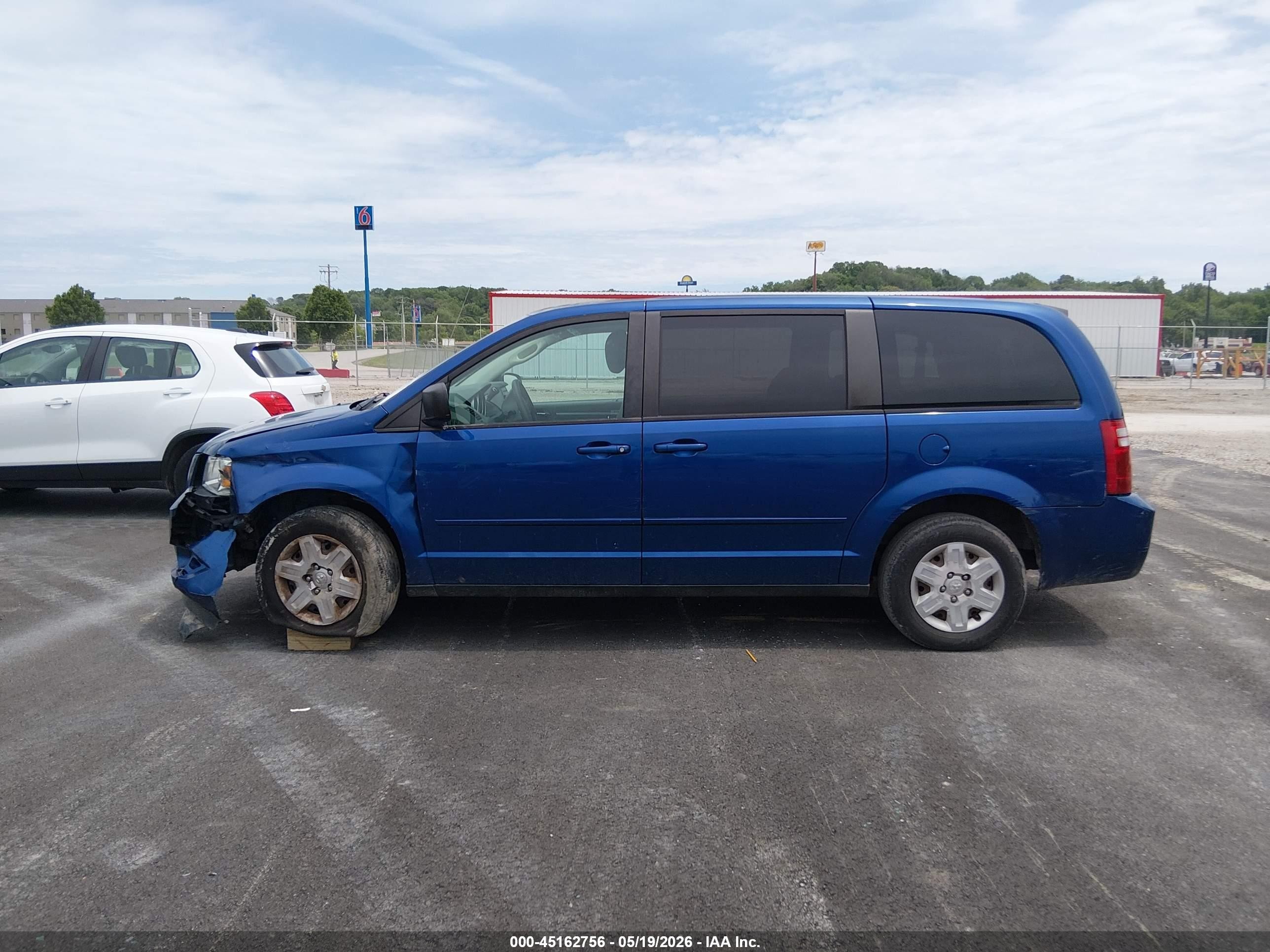 2010 Dodge Grand Caravan Se Blue vin: 2D4RN4DE6AR412102