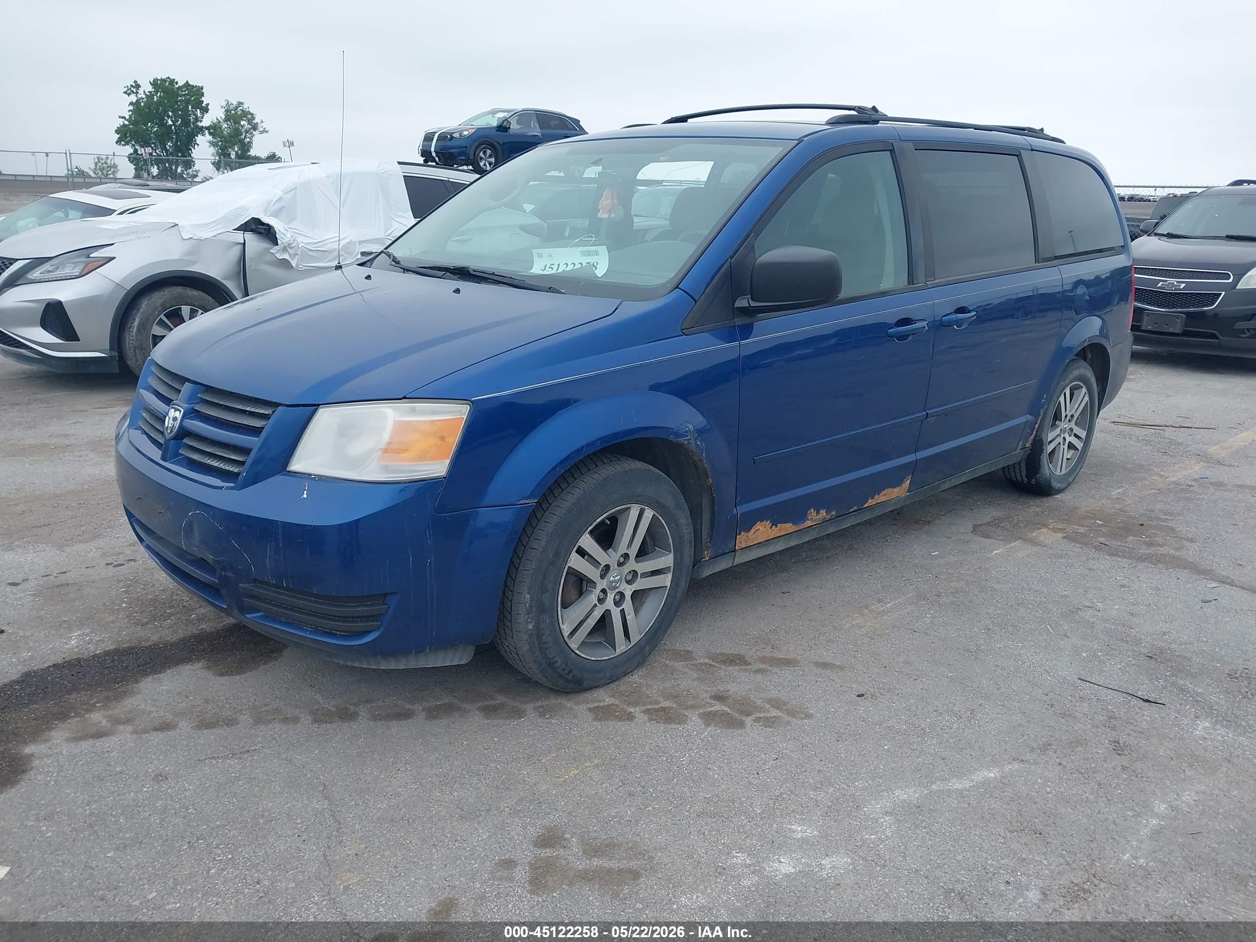 2010 Dodge Grand Caravan Se Blue vin: 2D4RN4DE7AR106123